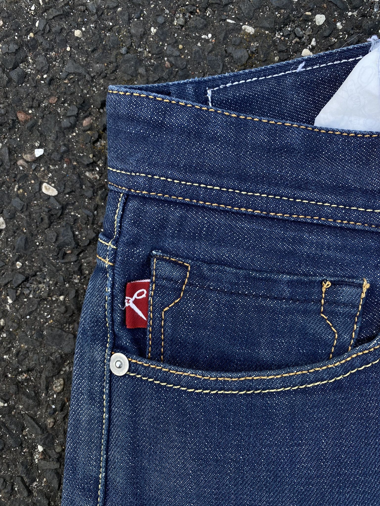 Designer SARTORIA TRAMAROSSA hand made Italy Selvedge Raw Denim Size US 32 / EU 48 - 7 Thumbnail