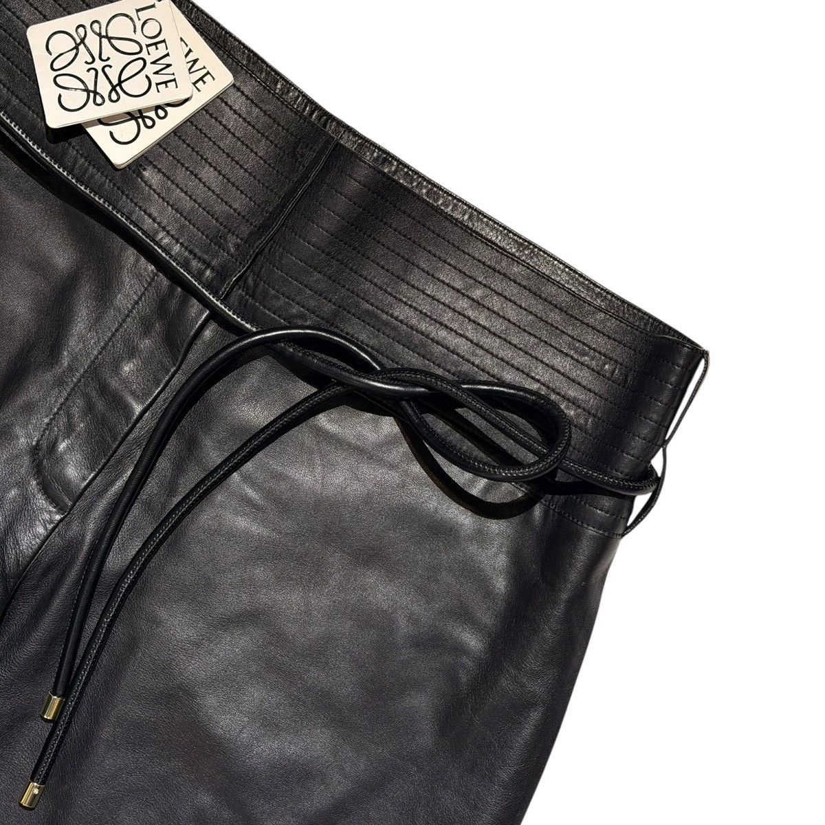 Loewe $5,150 belted leather trouser Size US 33 - 3 Thumbnail