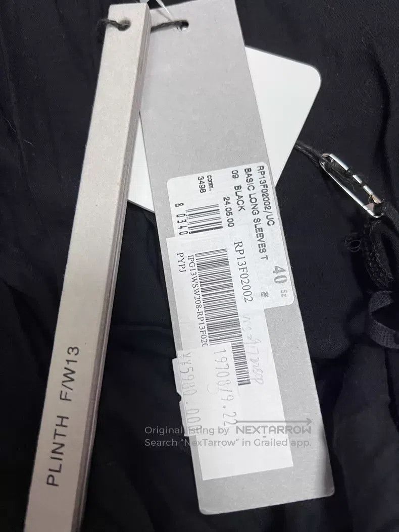 Rick Owens Rick Owens Mainline Black Long Sleeve Size XS / US 0-2 / IT 36-38 - 6 Thumbnail