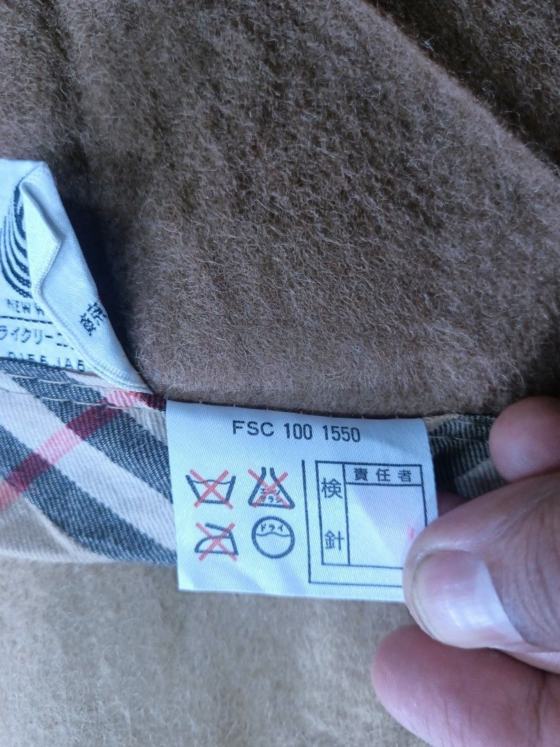 Burberry Burberrys Vintage Wool Blanket Japan 140x200cm Size ONE SIZE - 6 Thumbnail