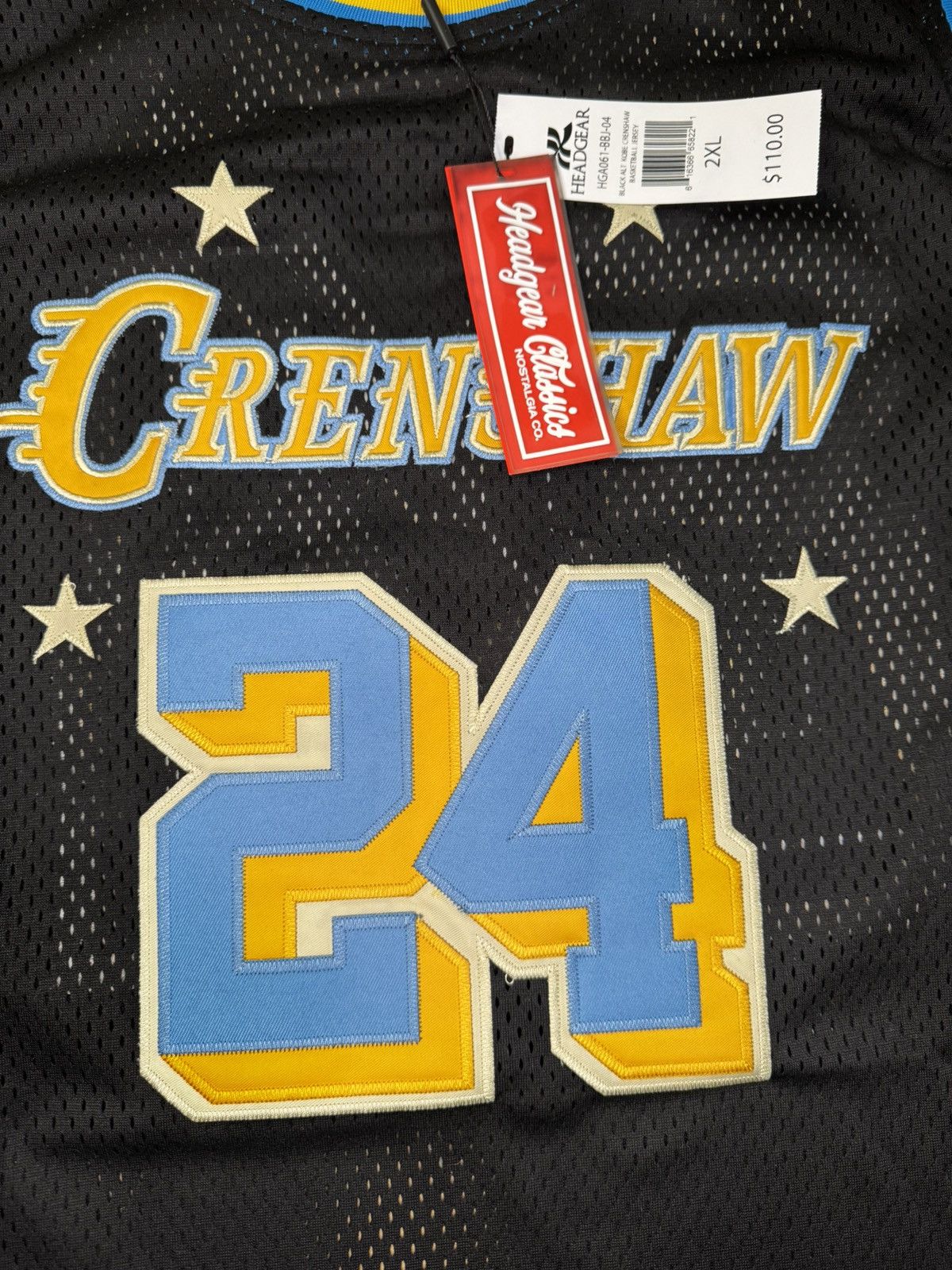 Other Headgear Classics Kobe Bryant #24 2XL Crenshaw Sewn Jersey Size US XXL / EU 58 / 5 - 4 Thumbnail