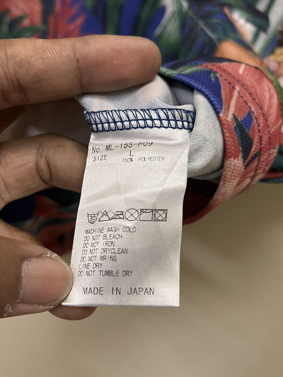 Japanese Brand Japanese Brand Mark & Lona Floral Design Polo Size US L / EU 52-54 / 3 - 13 Thumbnail