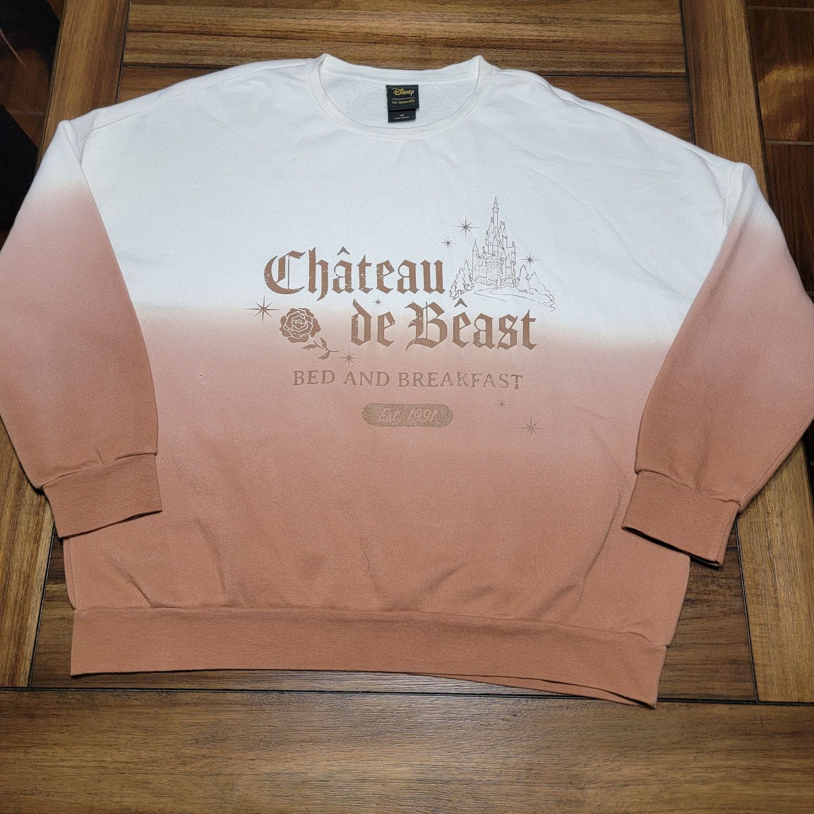Disney Disney LS Oversized Sweatshirt "Chateau de Beast" - Large Size L / US 10 / IT 46 - 1 Thumbnail