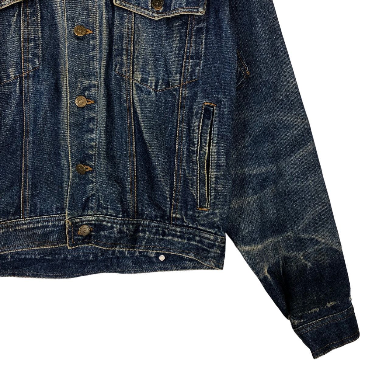 Hysteric Glamour 🔥90’s Vintage Trucker Denim Jacket Biker GMC Japan Size US M / EU 48-50 / 2 - 4 Thumbnail