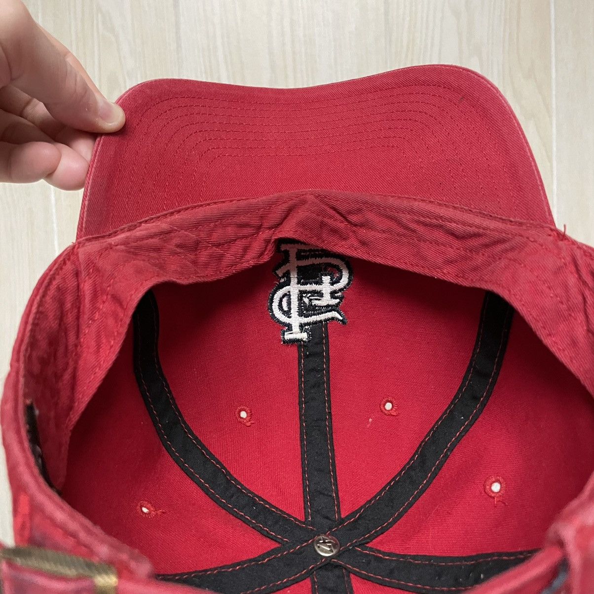 47 × 47 Brand × MLB St. Louis Cardinals ‘47 Brand Clean Up Red Adjustable Hat Size ONE SIZE - 14 Thumbnail