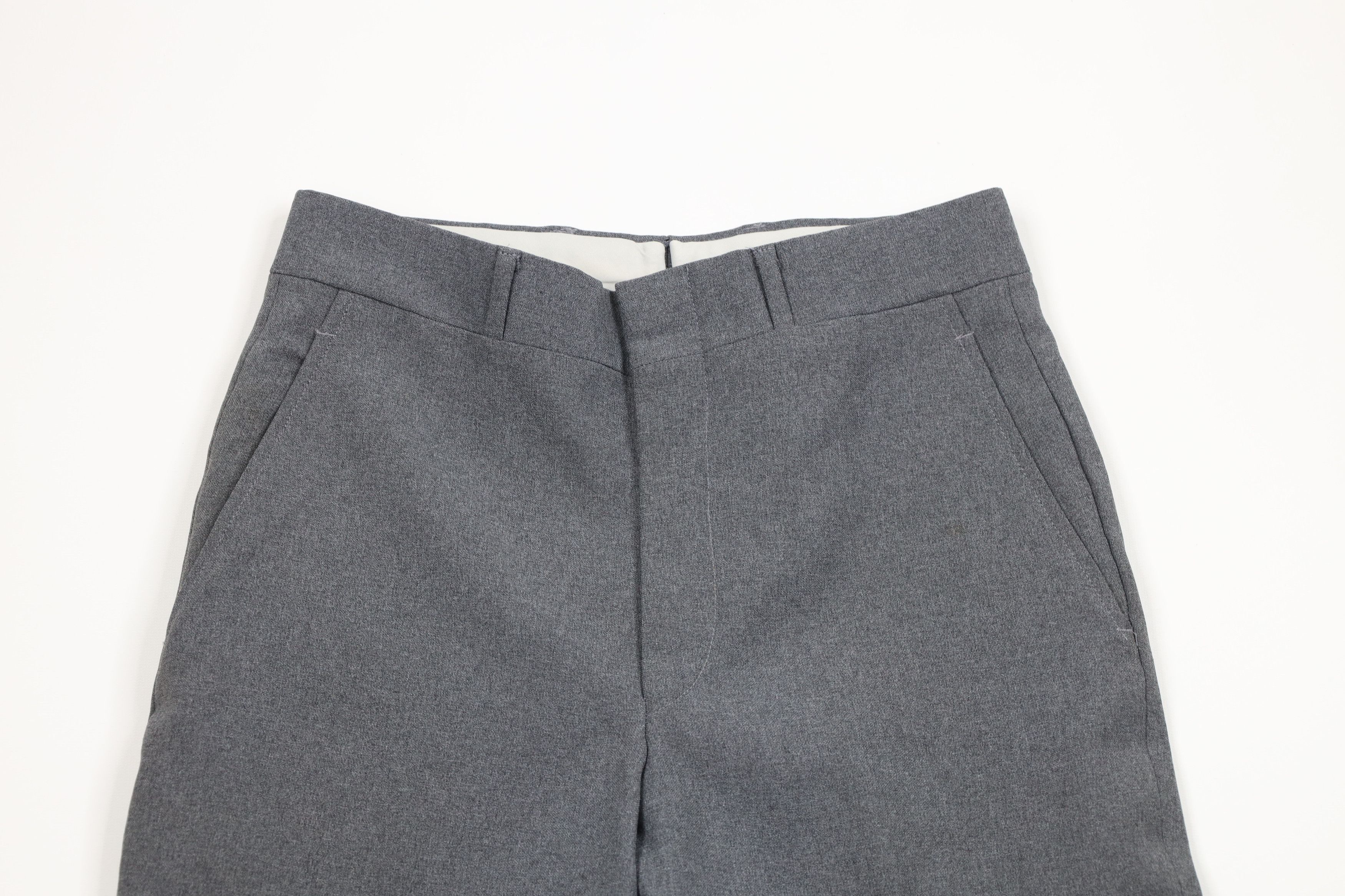 Vintage Vintage 70s Streetwear Wide Leg Chino Pants Heather Gray USA Size US 28 / EU 44 - 2 Thumbnail