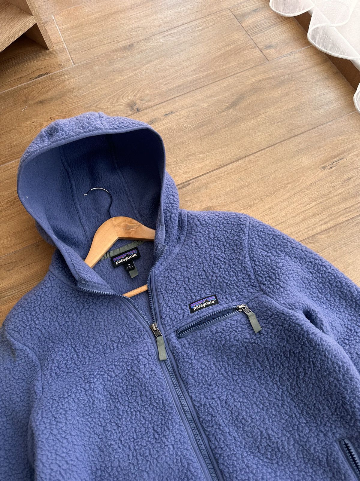 Patagonia × Vintage Vintage Patagonia Synchilla Blue Sherpa Jacket Size US S / EU 44-46 / 1 - 14 Thumbnail