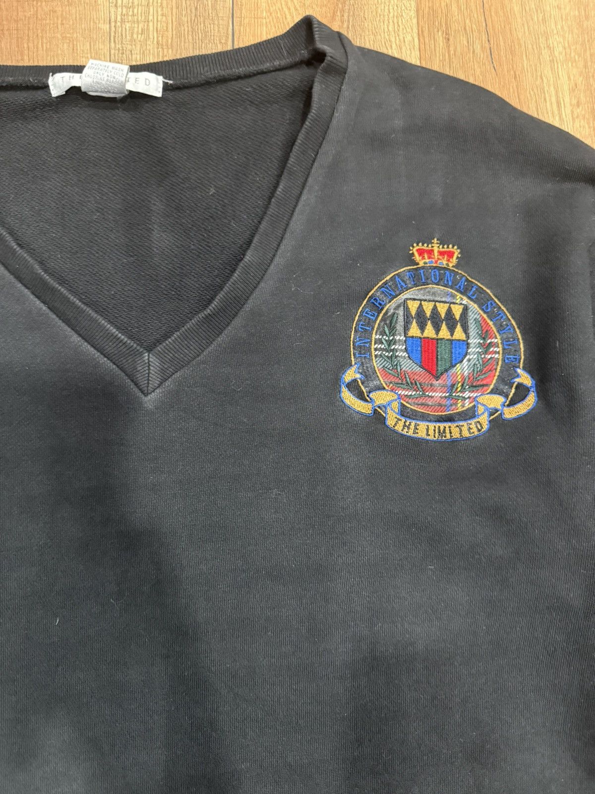 Polo Ralph Lauren Vintage V-Neck Embroidered Size US L / EU 52-54 / 3 - 2 Thumbnail