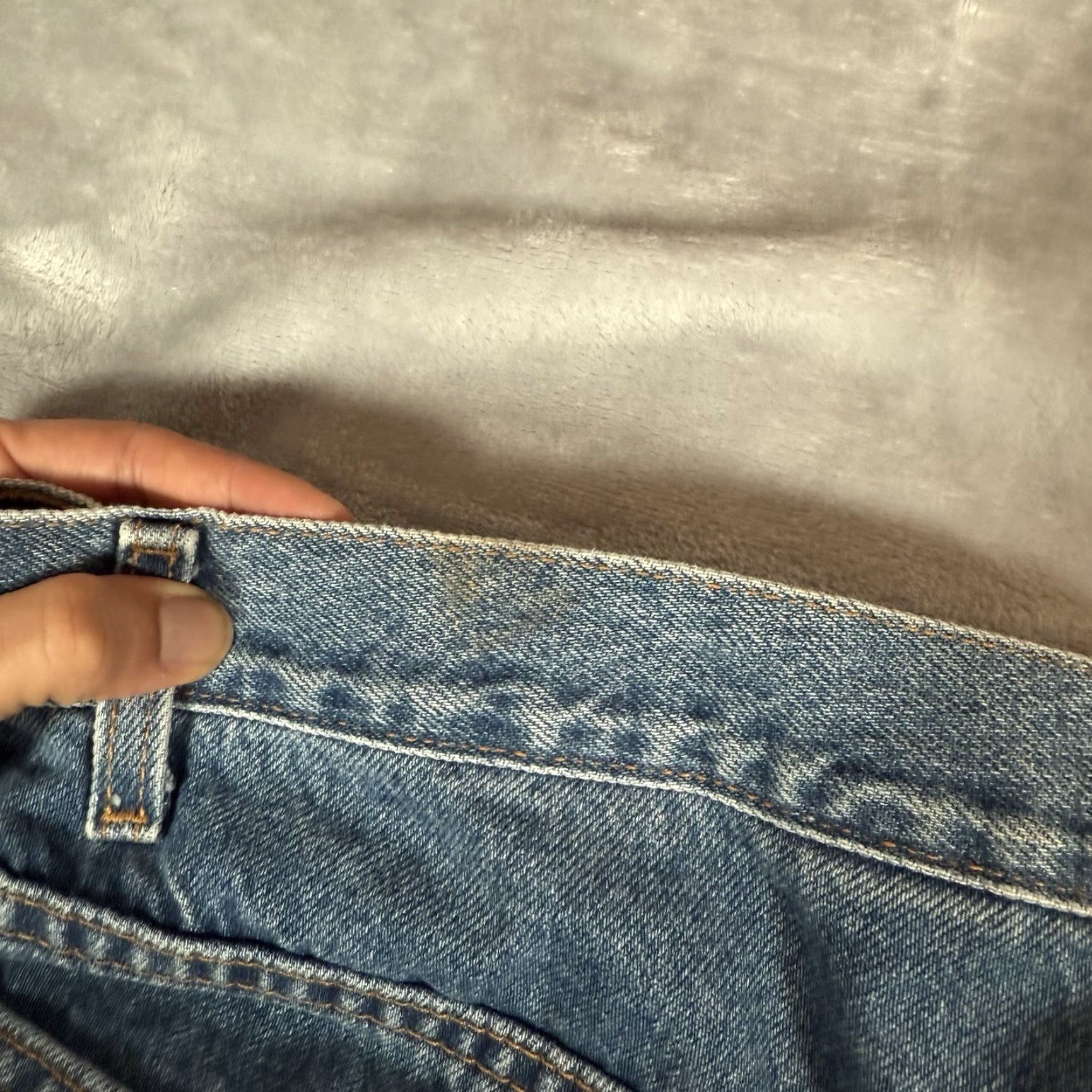 Levi's VINTAGE Levi's Relaxed Jeans Mens 38x32 Regular Straight Denim Blue 90s Logo 5-Pocket Mens Size US 36 / EU 52 - 4 Thumbnail