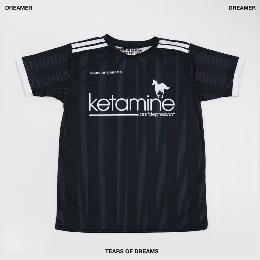 image of Tears Of Dreams “Ketamine” Jersey in Black, Men's (Size Large)