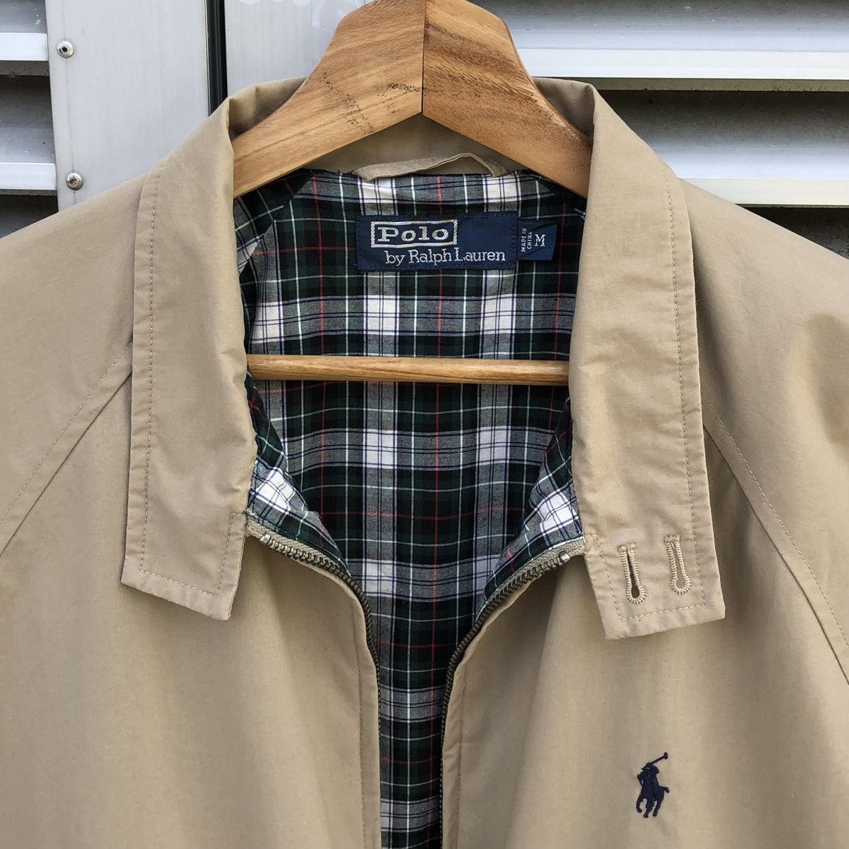 Polo Ralph Lauren Vintage Polo Ralph Lauren Lined Checked Bomber Jacket Size US M / EU 48-50 / 2 - 11 Thumbnail