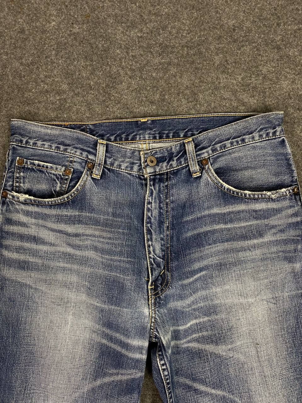Levi's vintage levis 502 uneven faded denim nice design Size US 34 / EU 50 - 11 Thumbnail