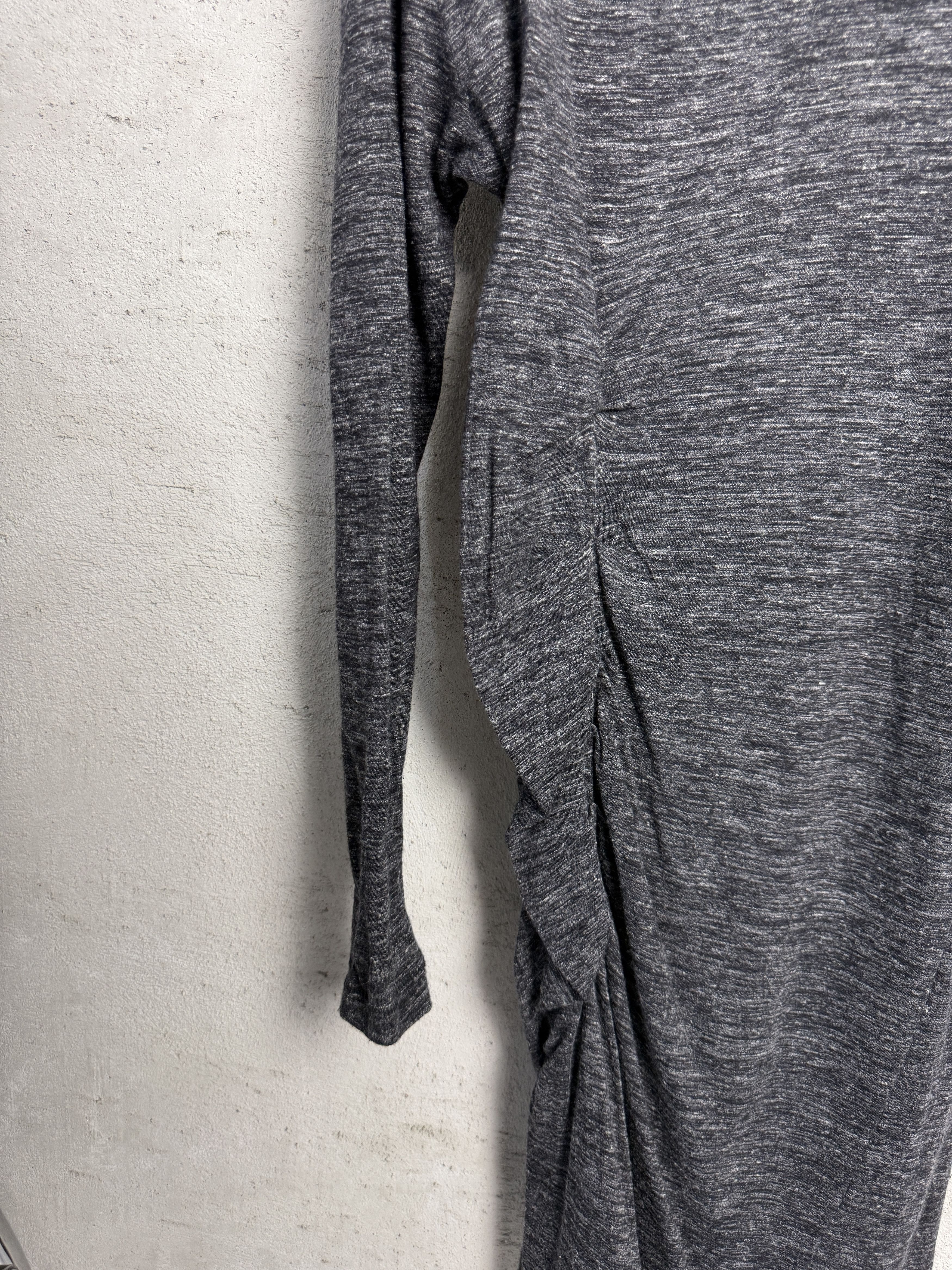 Isabel Marant Etoile Isabel Marant Etoile draped gray casual dress nylon linen Size S / US 4 / IT 40 - 3 Thumbnail