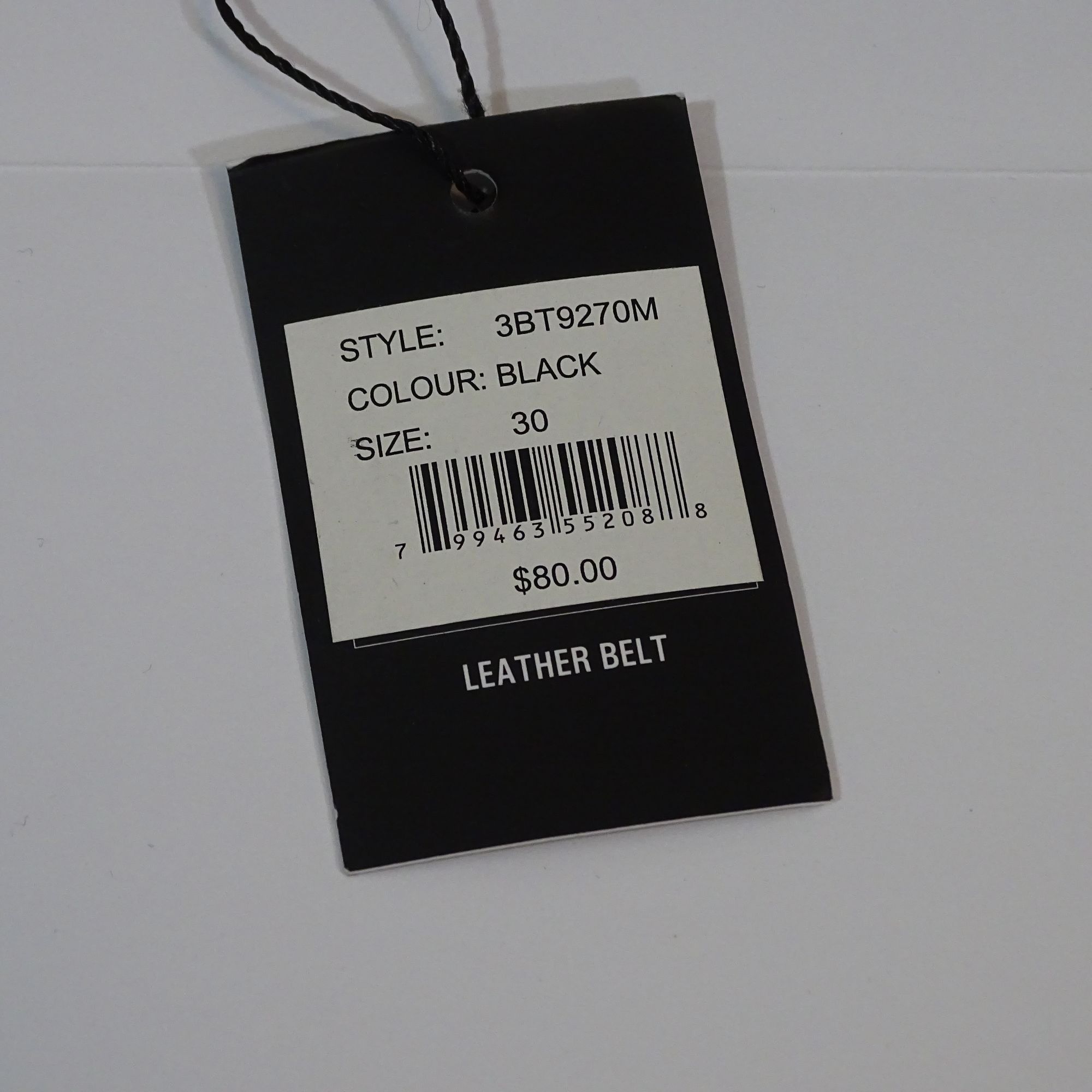 Other PX Men Black Woven Stretch Braided Belt Size 30 Adjustable Size 30 - 3 Thumbnail