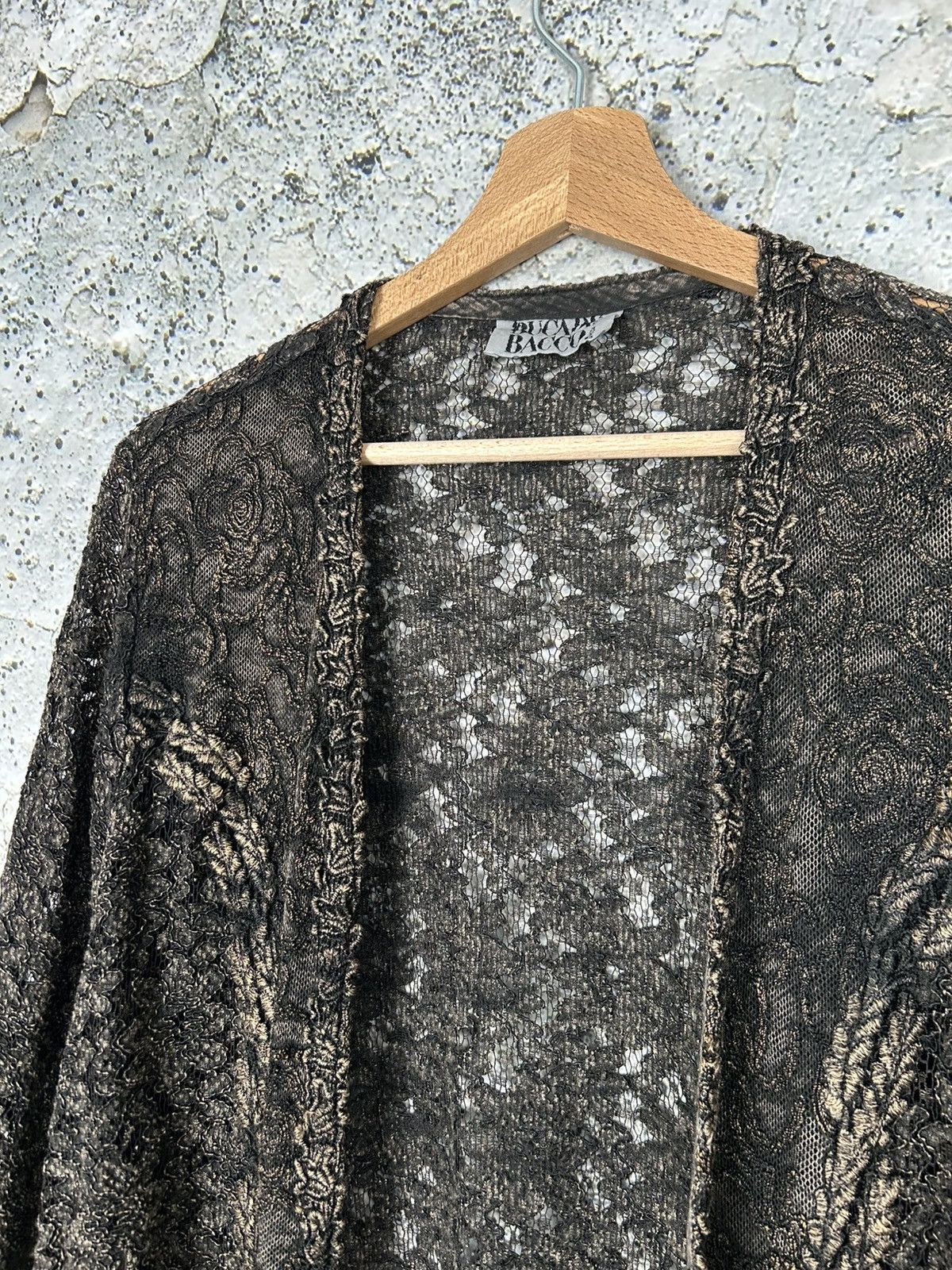 Vintage Vintage Avant Garde Viscose Cardigan Goth Grunge Punk Size L / US 10 / IT 46 - 3 Thumbnail