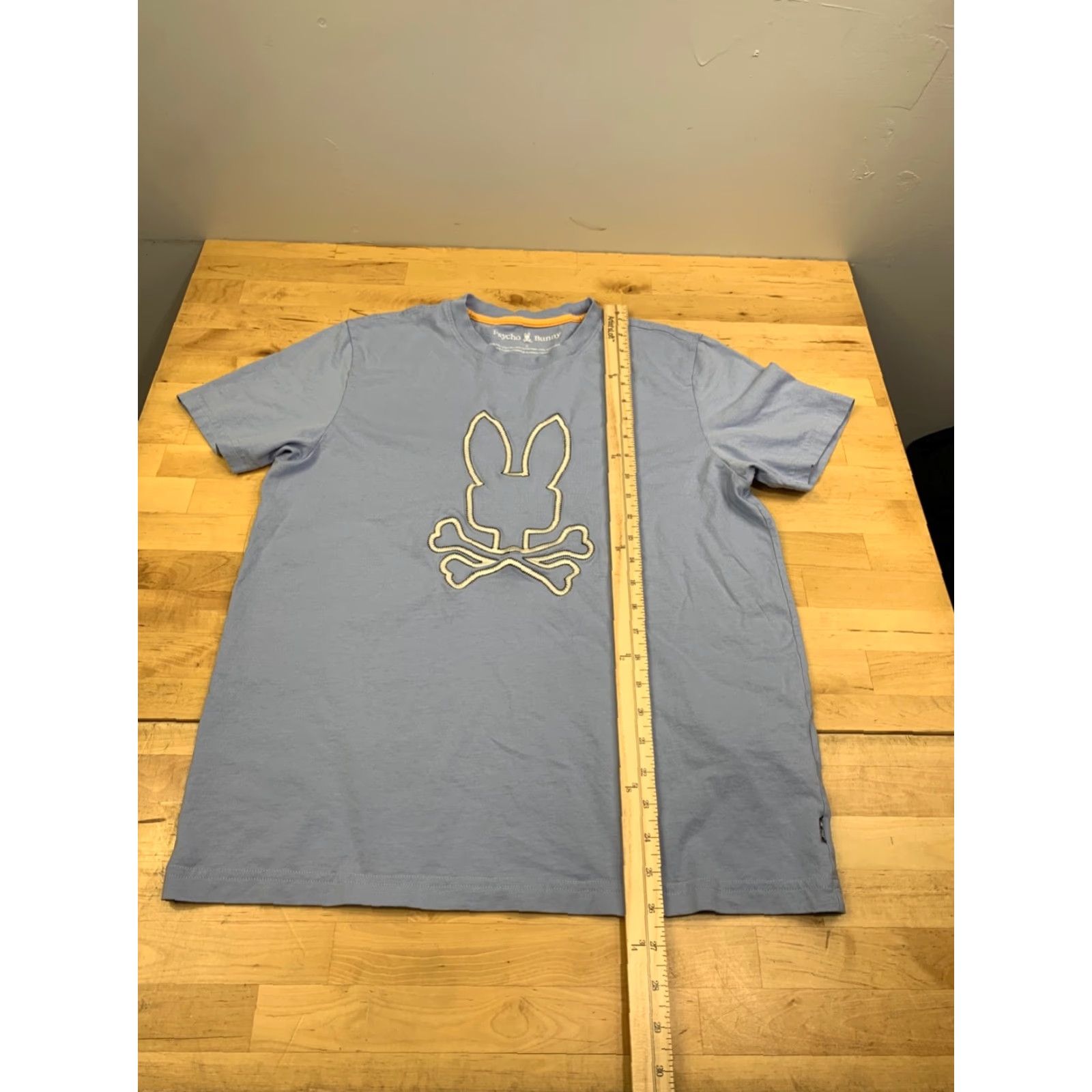Psycho Bunny Psycho Bunny Shirt Mens 5 Blue Embroidered Logo Casual Crew Neck Size US S / EU 44-46 / 1 - 6 Thumbnail