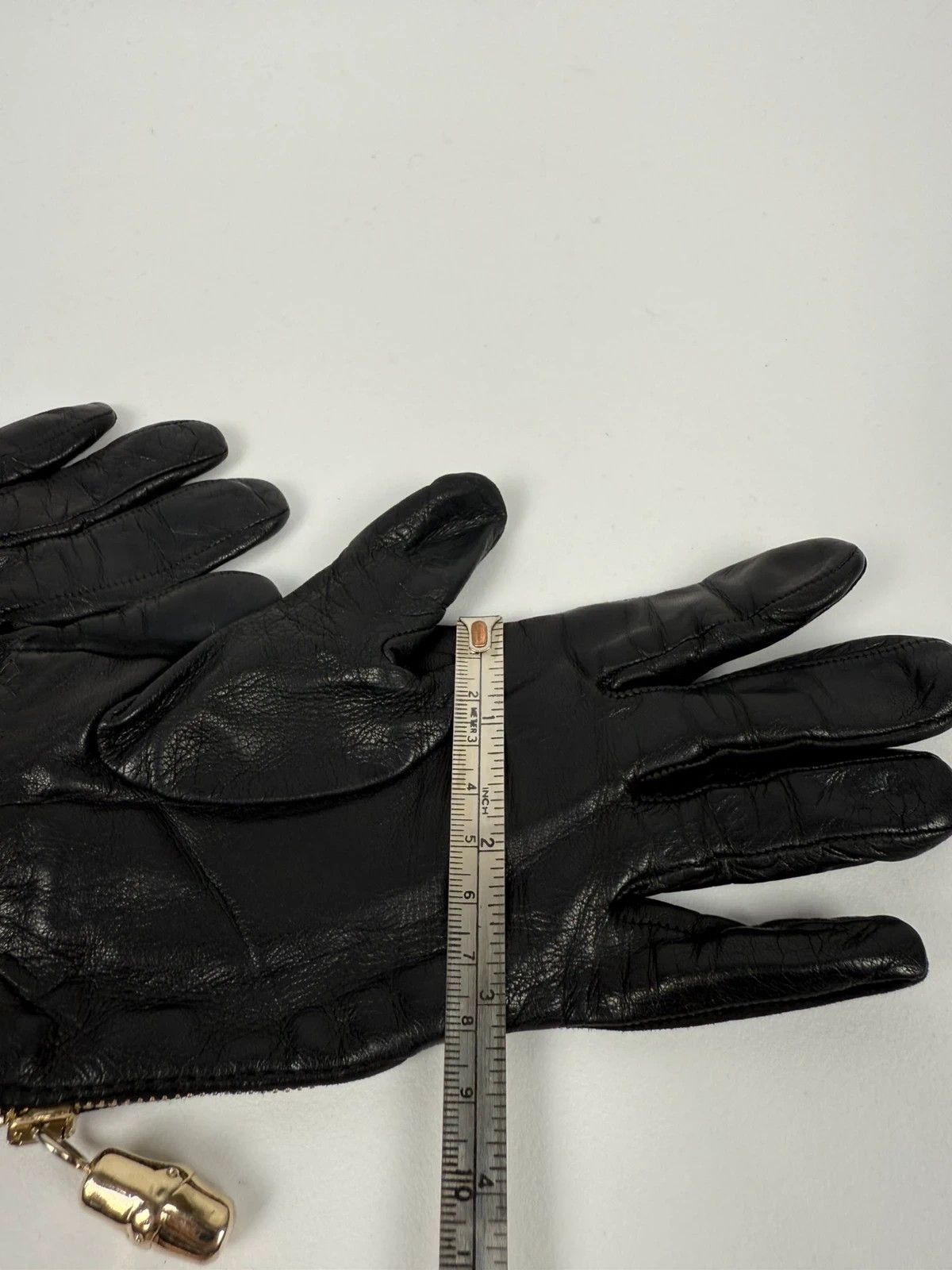 Gucci Gucci Genuine Leather Gloves Nubuck Bamboo Womens size S Size ONE SIZE - 15 Thumbnail