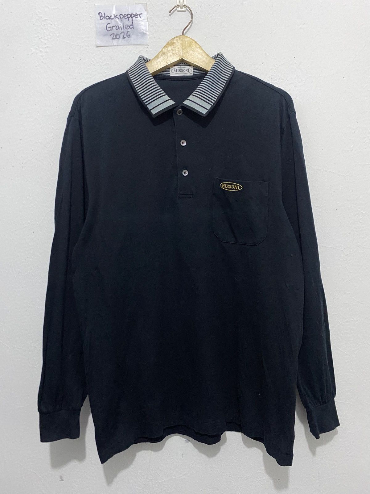 Missoni Missoni Pocket Long Sleeve Polos Size US M / EU 48-50 / 2 - 1 Thumbnail