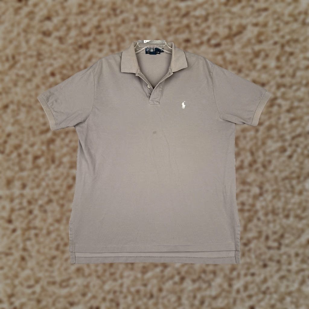 Polo Ralph Lauren Polo Ralph Lauren Polo Shirt Mens XL Brown 100% Cotton Short Sleeve Logo Casual Vintage? Size US XL / EU 56 / 4 - 1 Thumbnail