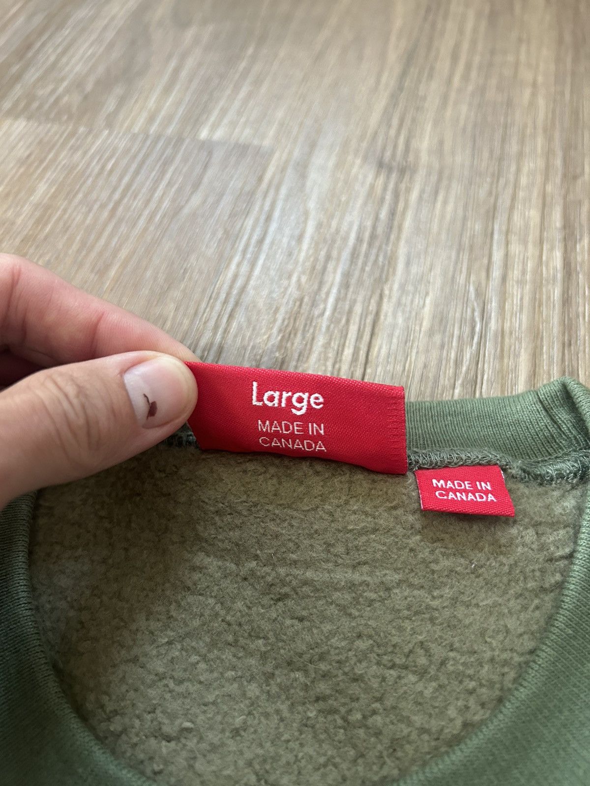 Supreme Supreme Camo Box Logo Crewneck FW15 Size US L / EU 52-54 / 3 - 4 Thumbnail