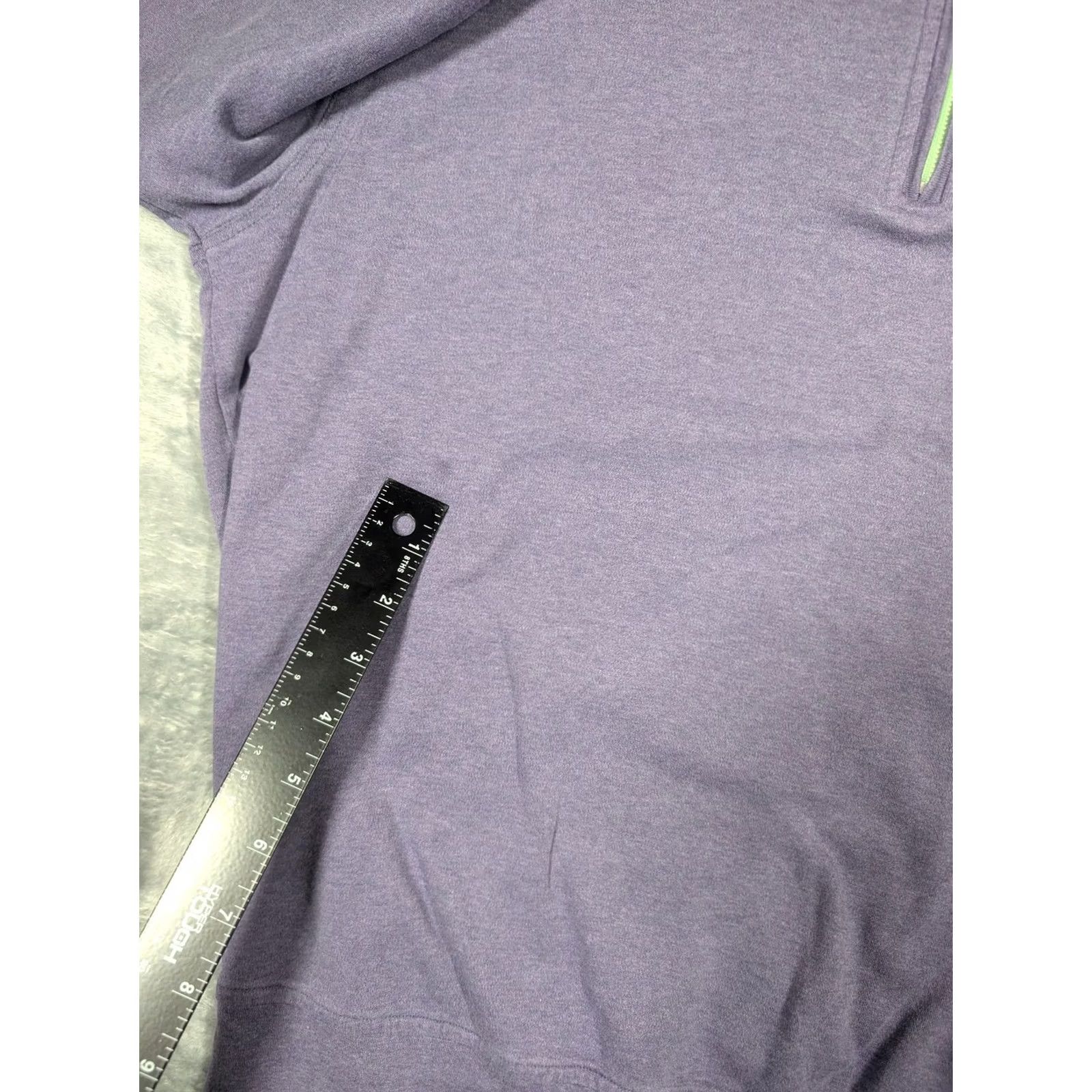 Peter Millar VINTAGE Peter Millar Pullover Mens Medium Purple Quarter Zip Cotton Knit Sweatshirt Size US M / EU 48-50 / 2 - 5 Thumbnail