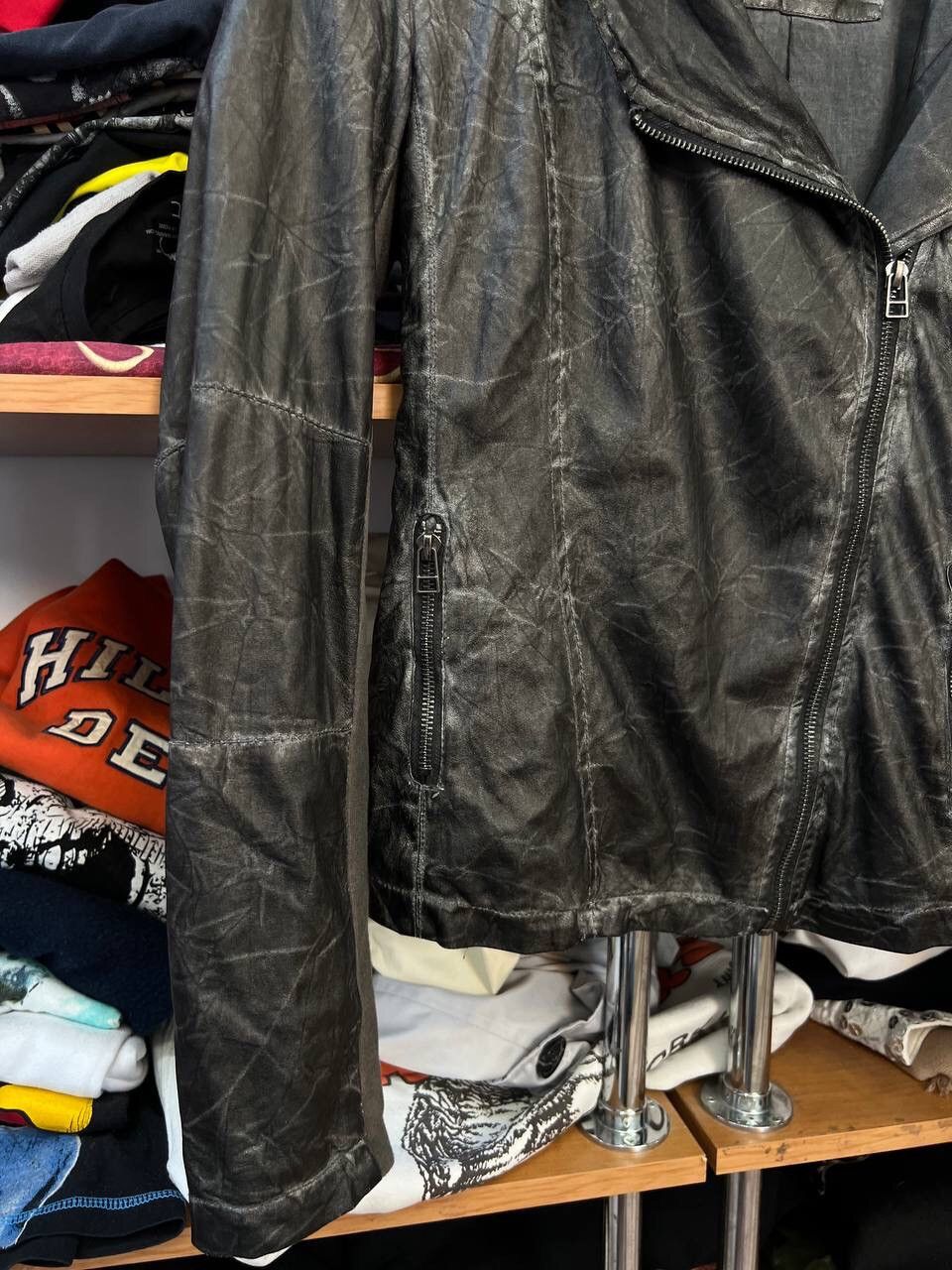 Hysteric Glamour Y2K Avant Garde Factory Distressed Zip Jacket Size M / US 6-8 / IT 42-44 - 5 Thumbnail