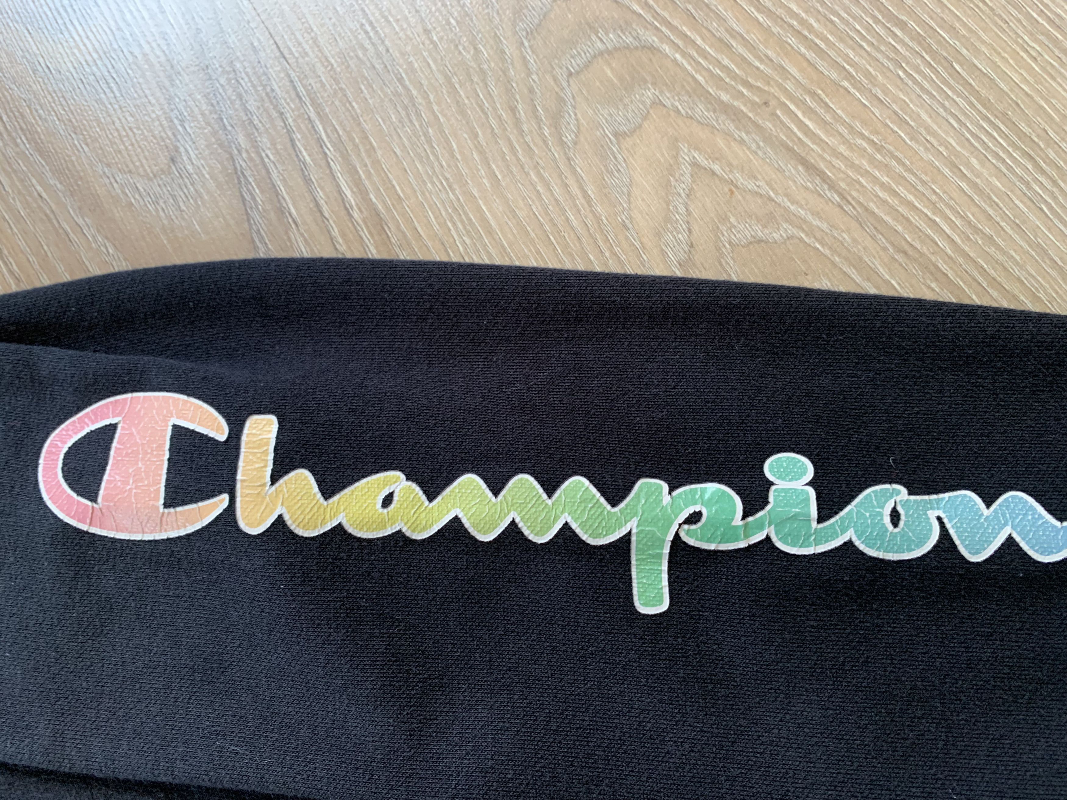Champion × Vintage Champion Vintage Crop Top Printed Sweatshirt Size S / US 4 / IT 40 - 7 Thumbnail
