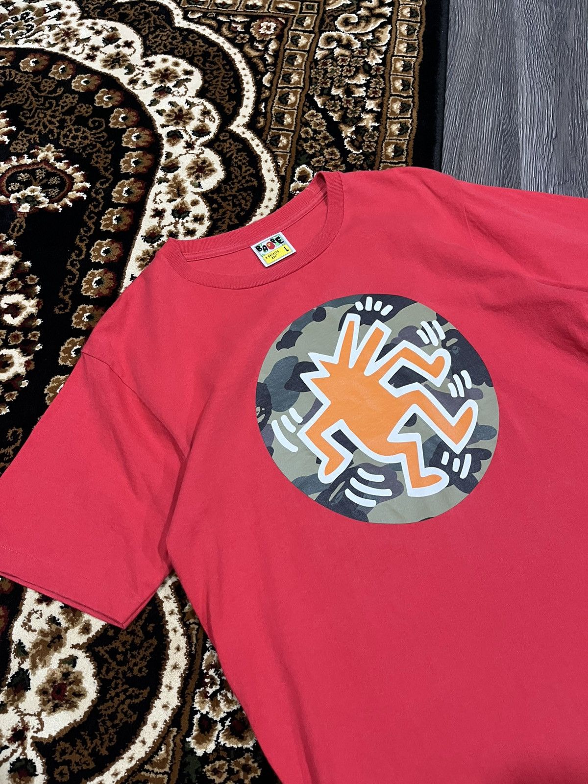 Bape × Keith Haring A Bathing Ape Bape x Keith Haring Size US L / EU 52-54 / 3 - 2 Thumbnail