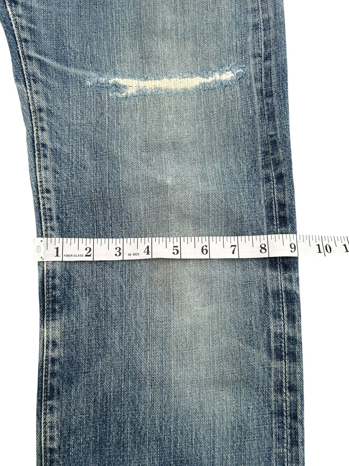 Kapital Vintage Levis Big E Selvedge Distressed Denim Jeans Size US 28 / EU 44 - 21 Thumbnail