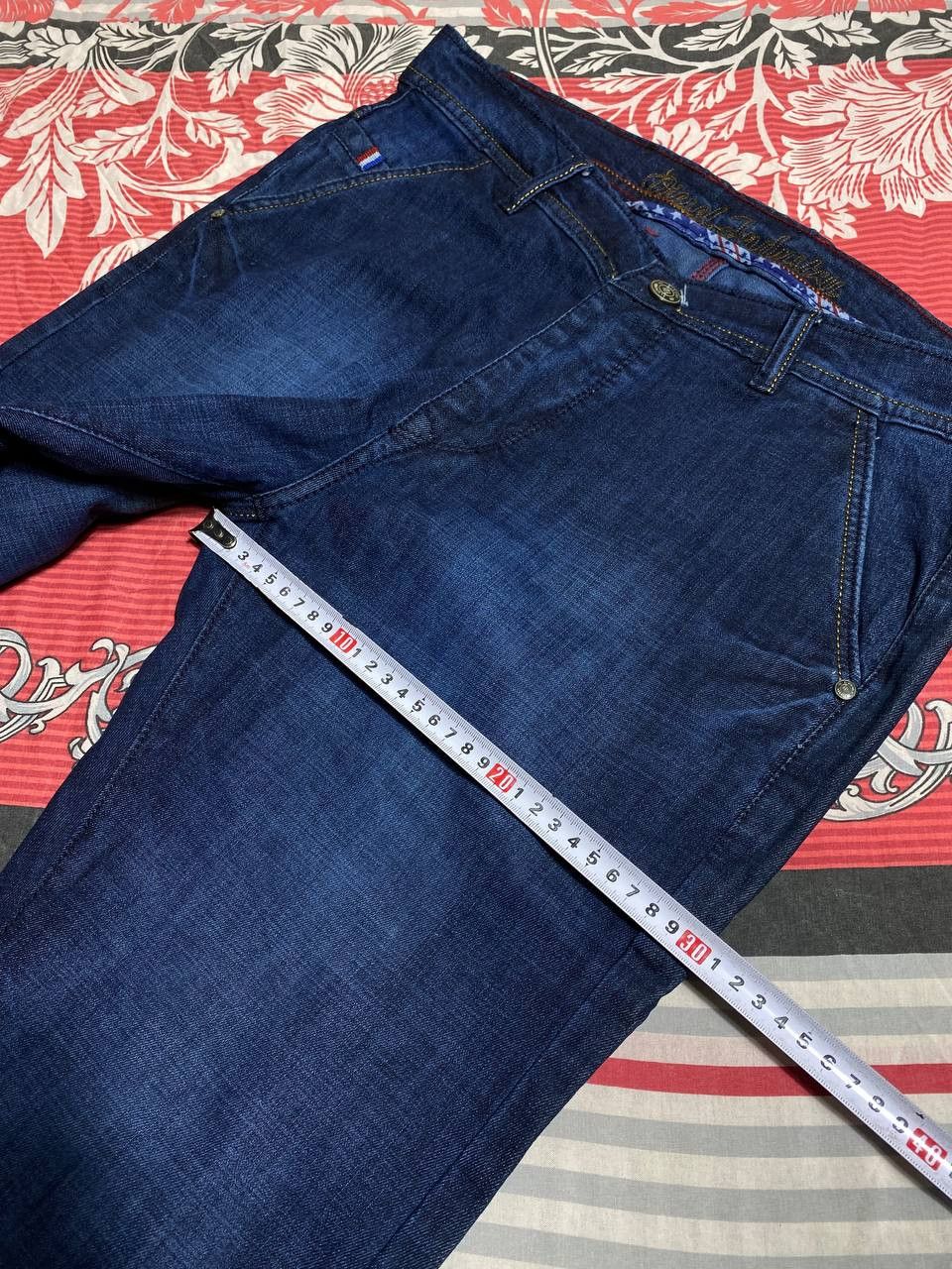 Japanese Brand Crazy Crash Dirty Baggy Faded Jean Japan Avant Garde Style Size US 36 / EU 52 - 17 Thumbnail