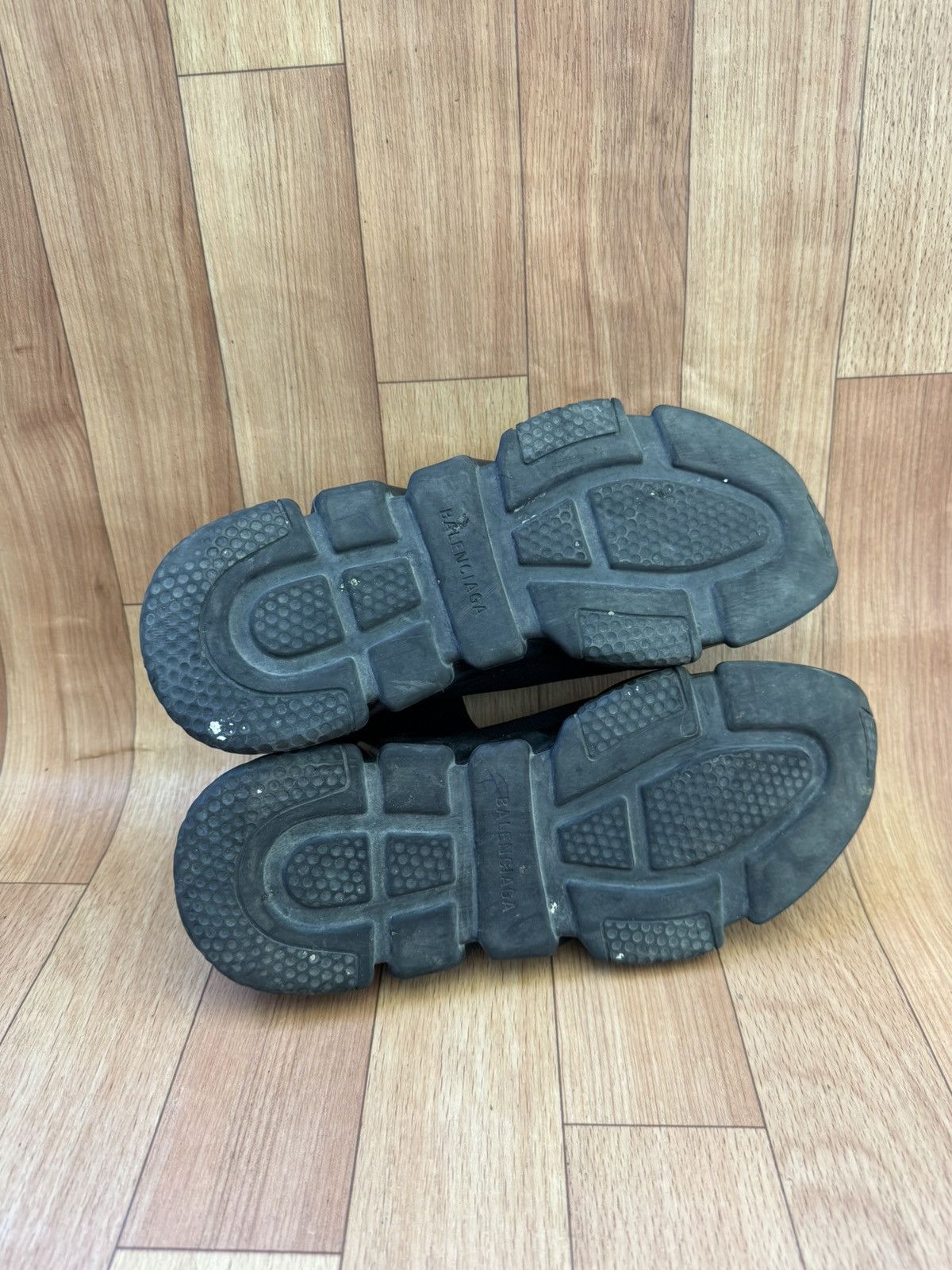 Balenciaga Balenciaga All Black Socks Trainers Size US 8 / EU 41 - 12 Thumbnail