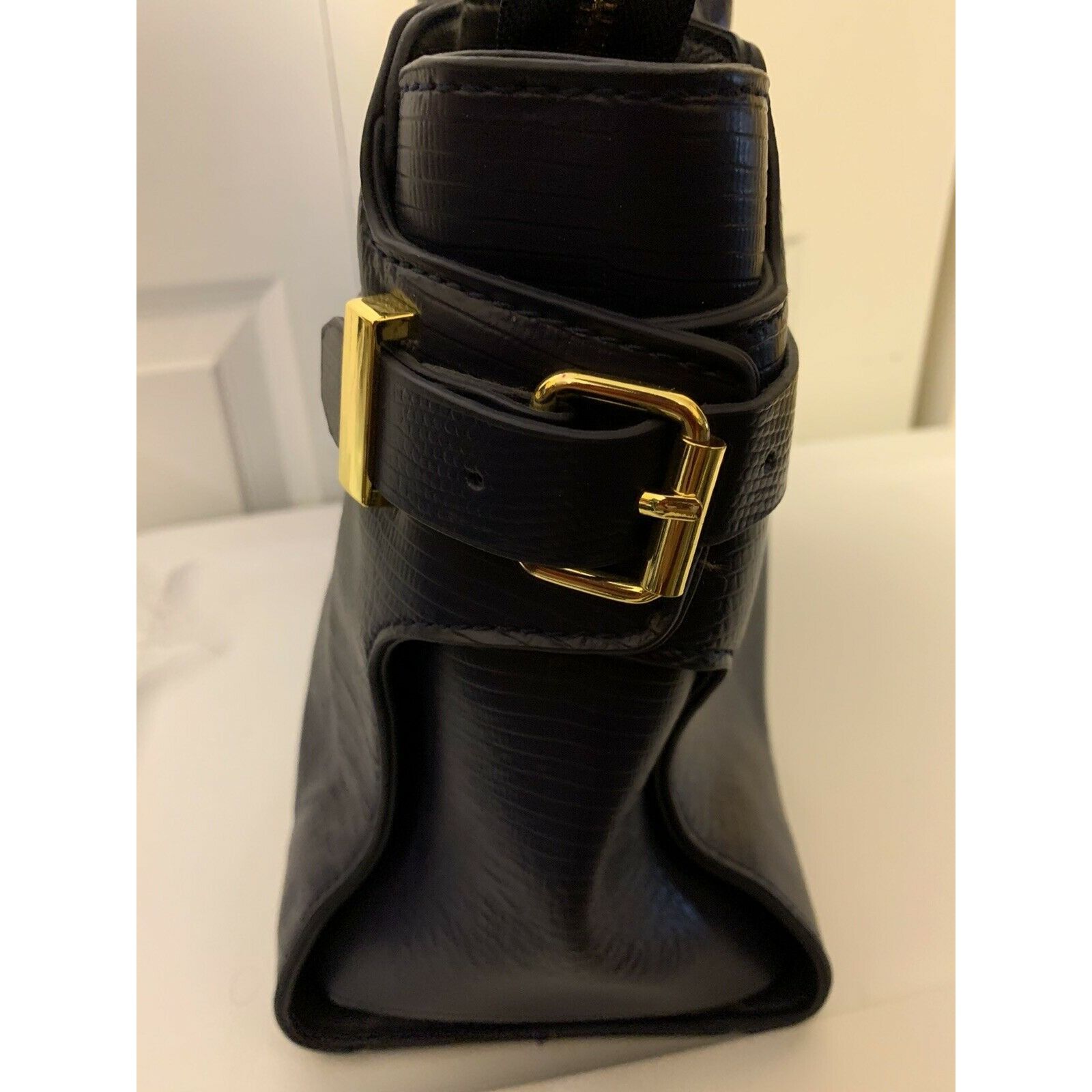 Other Joy Mangano Leather Purse Blue Size ONE SIZE - 9 Thumbnail