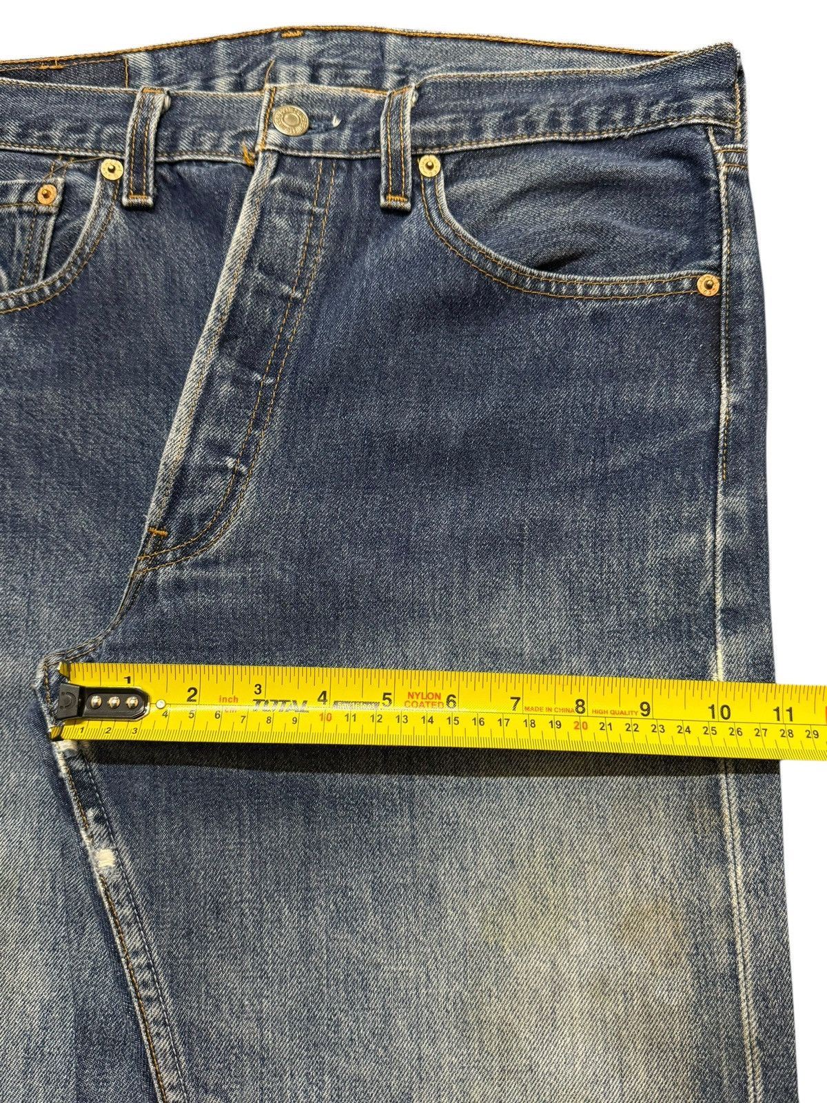 Levi's Vintage 90s Levis 501xx Classic Blue Faded Wash Straight Leg Size US 31 - 12 Thumbnail
