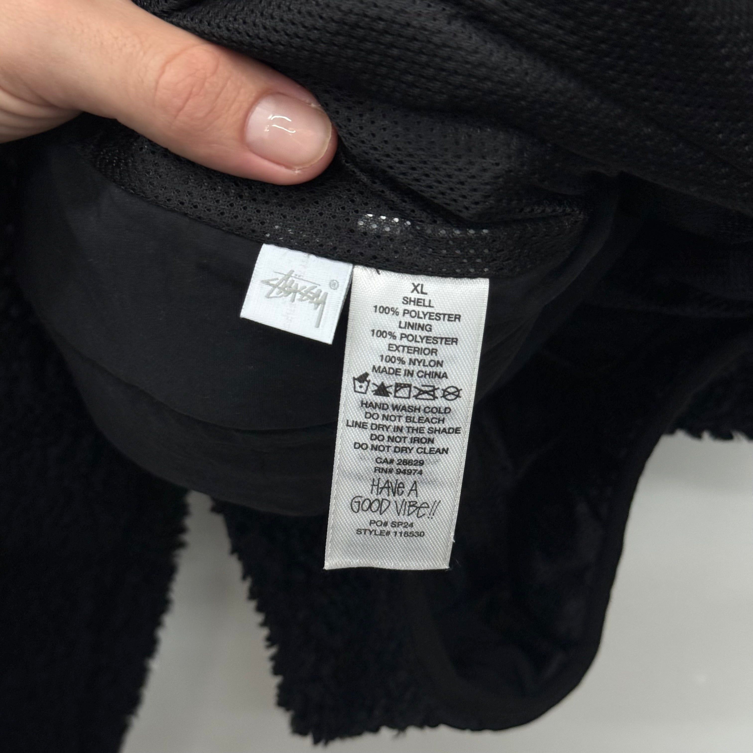 Stussy Stussy Fleece Zip Hooded Jacket - Size XL Size US XL / EU 56 / 4 - 5 Thumbnail
