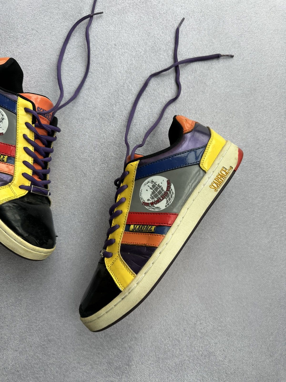 Vintage Universal Studios Scarface The World Is Yours Shoes