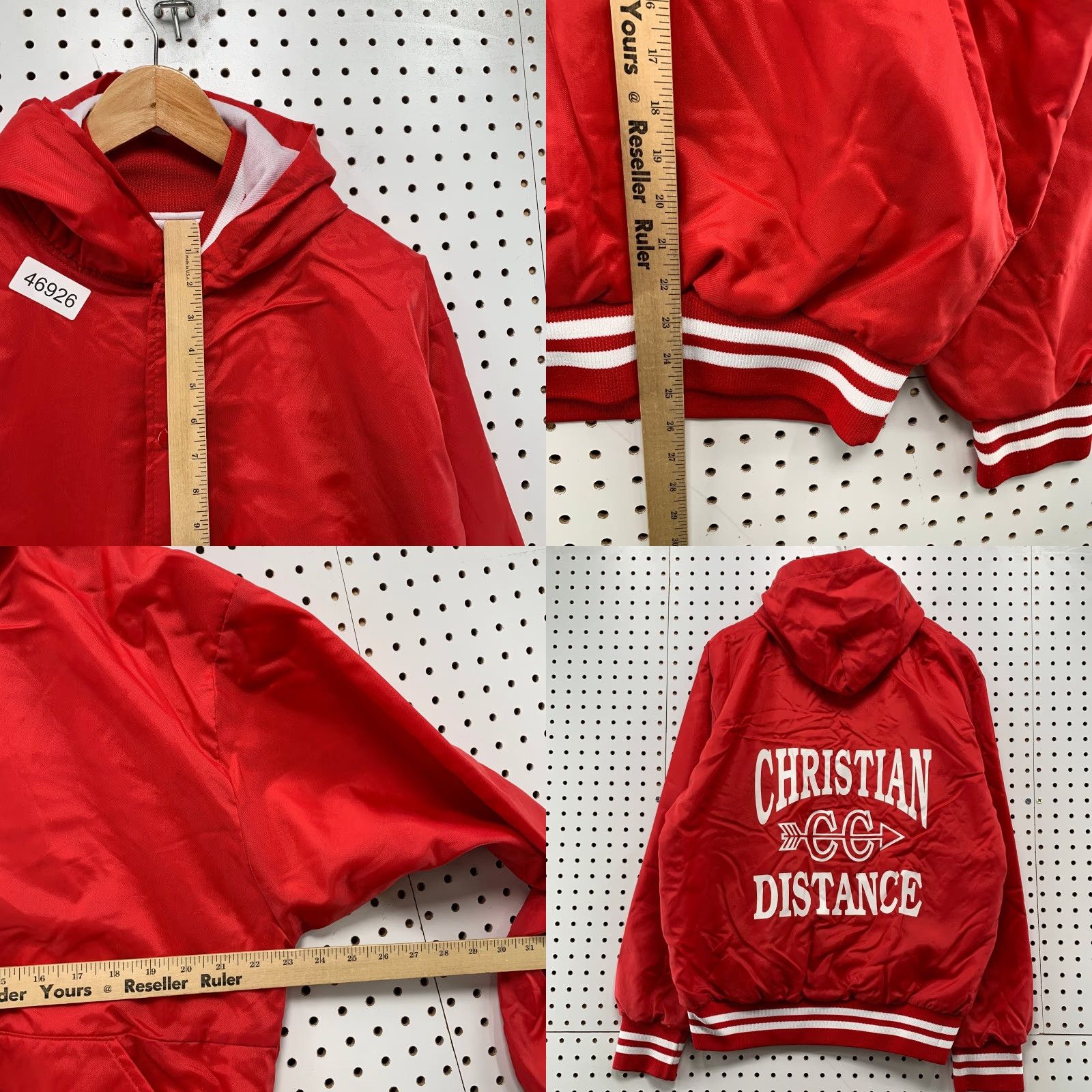 Vintage VINTAGE Don Alleson Windbreaker Pullover Hoodie Arrow Red Large Men Size US L / EU 52-54 / 3 - 8 Thumbnail