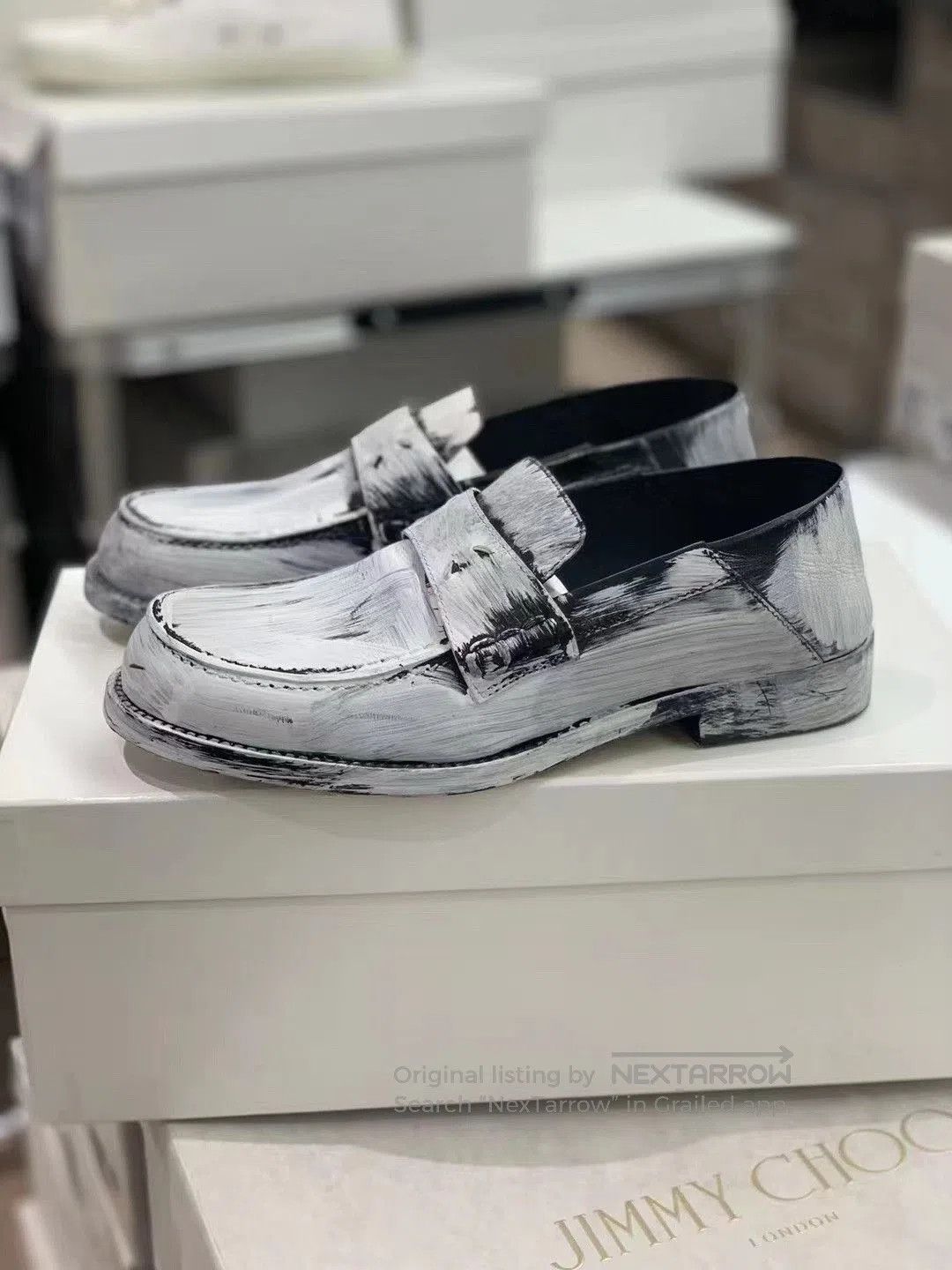 Maison Margiela Maison Margiela Women's Painted Loafers. Size US 4 / IT 34 - 2 Thumbnail