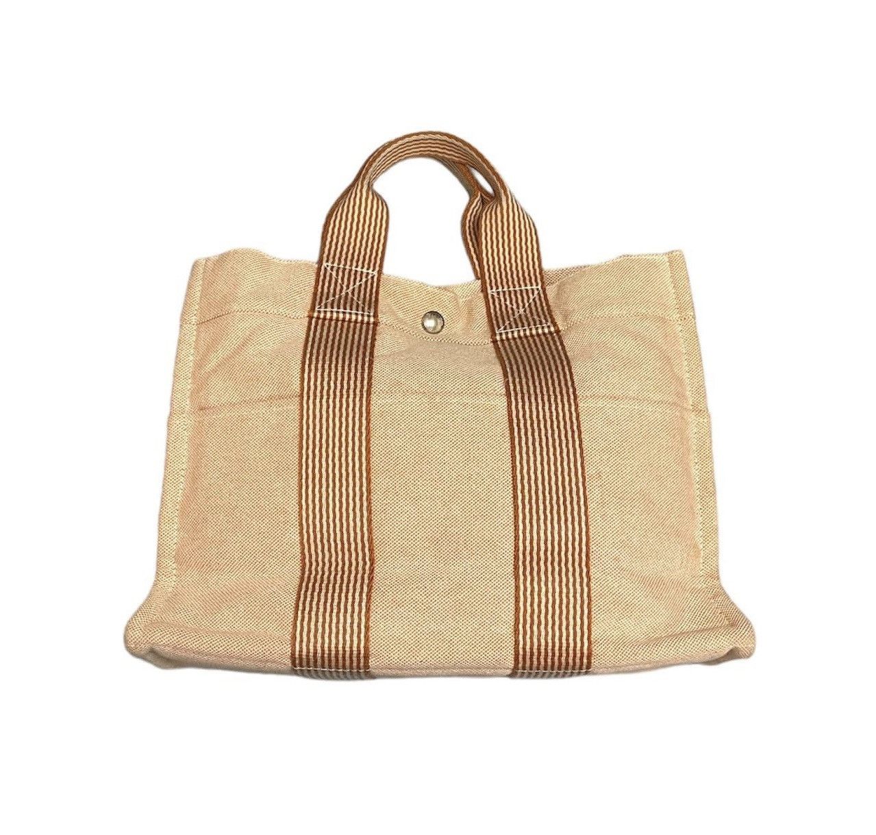 Hermes 🔥🔥🔥 VINTAGE HERMES TOTE BAG MADE IN FRANCE Size 28 - 2 Thumbnail