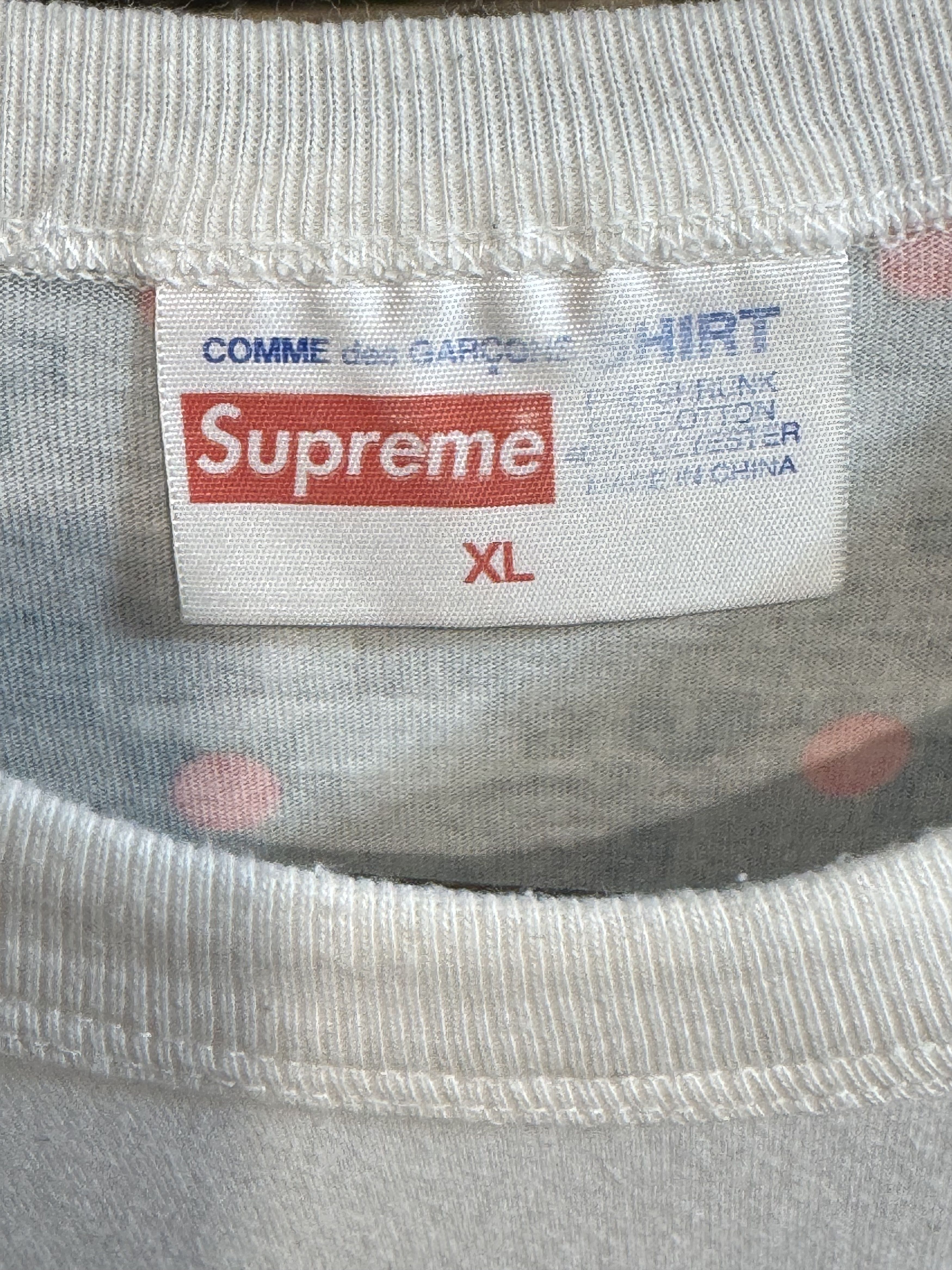 Comme des Garcons SHIRT × Nike × Supreme Supreme x Comme des Garçons SHIRT Mirror Inverted Box Logo Size US XL / EU 56 / 4 - 3 Thumbnail