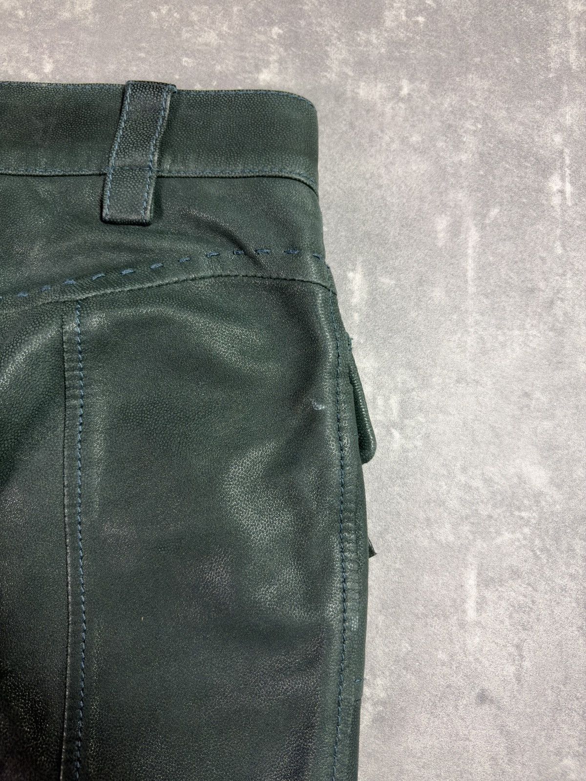 Just Cavalli 00s Leather Just Cavalli Cargo Flared Pants 27 28 Archive Size US 27 - 15 Thumbnail