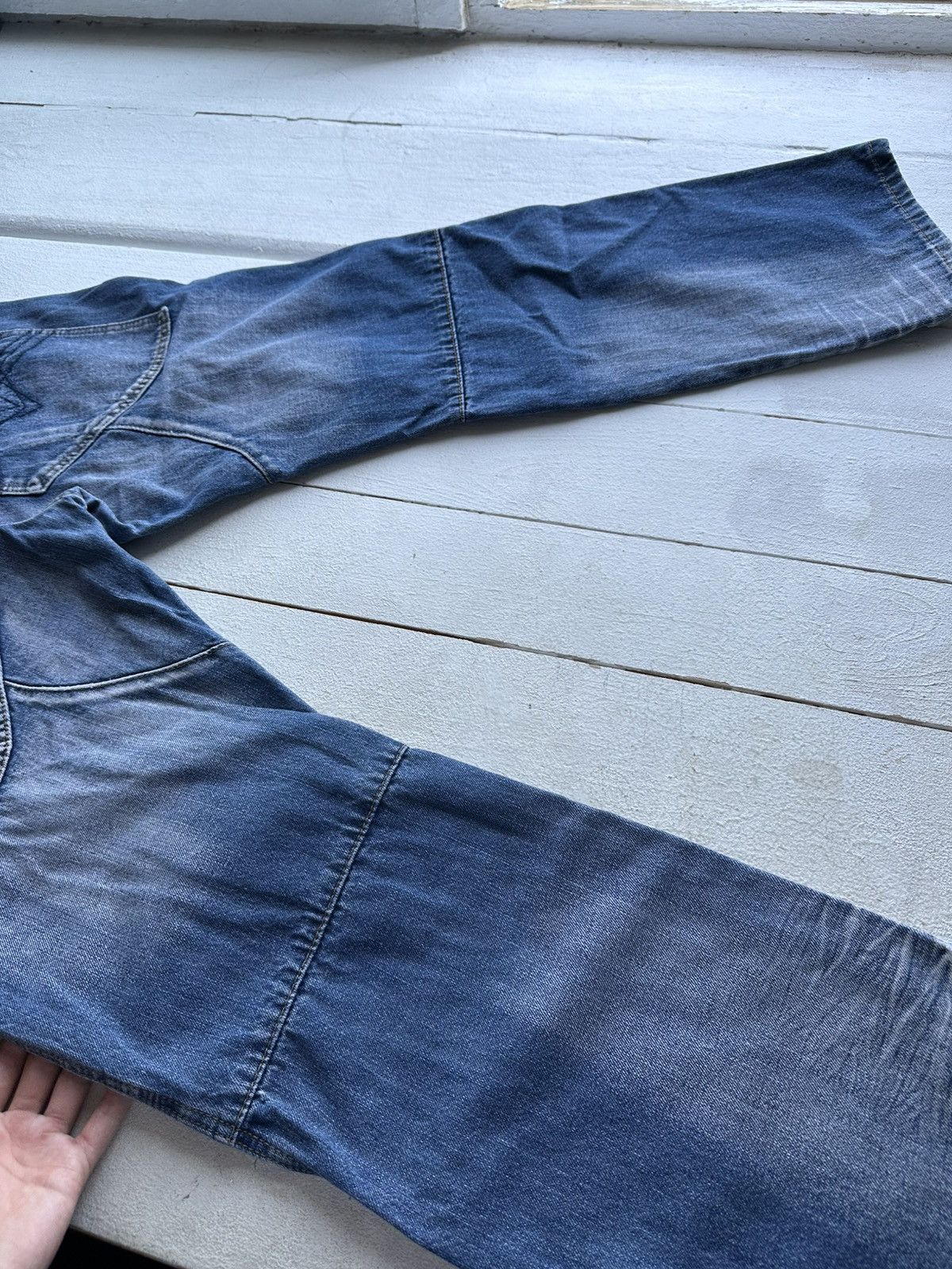 Other 🚨RARE 90s MULTIPOCKET Stone Wash Blue Denim Jeans Mens 34 Size US 38 / EU 54 - 9 Thumbnail