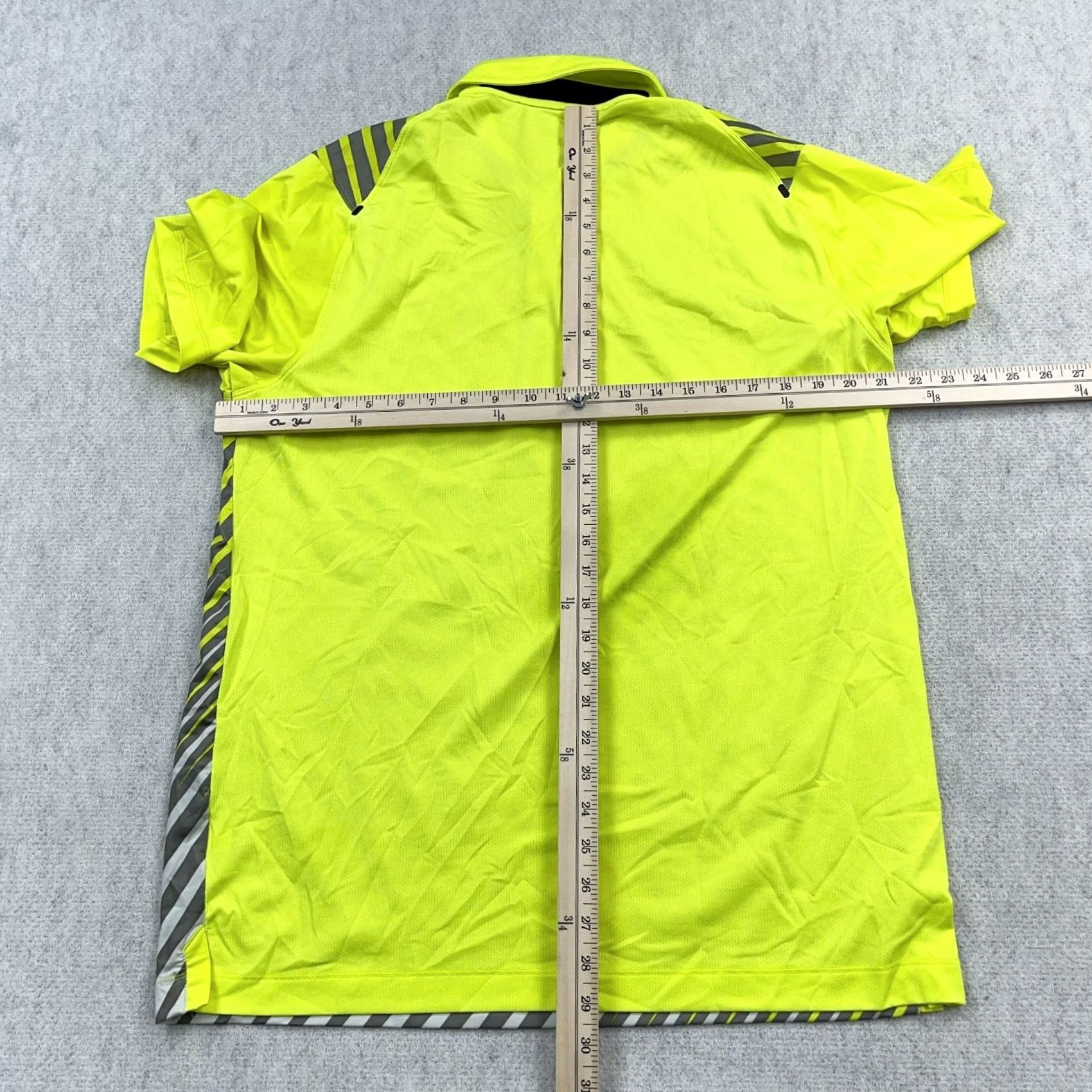 Nike Nike Polo Shirt Men L Yellow Gray Dri-Fit Tour Performance Golf Geometric Size US L / EU 52-54 / 3 - 6 Thumbnail