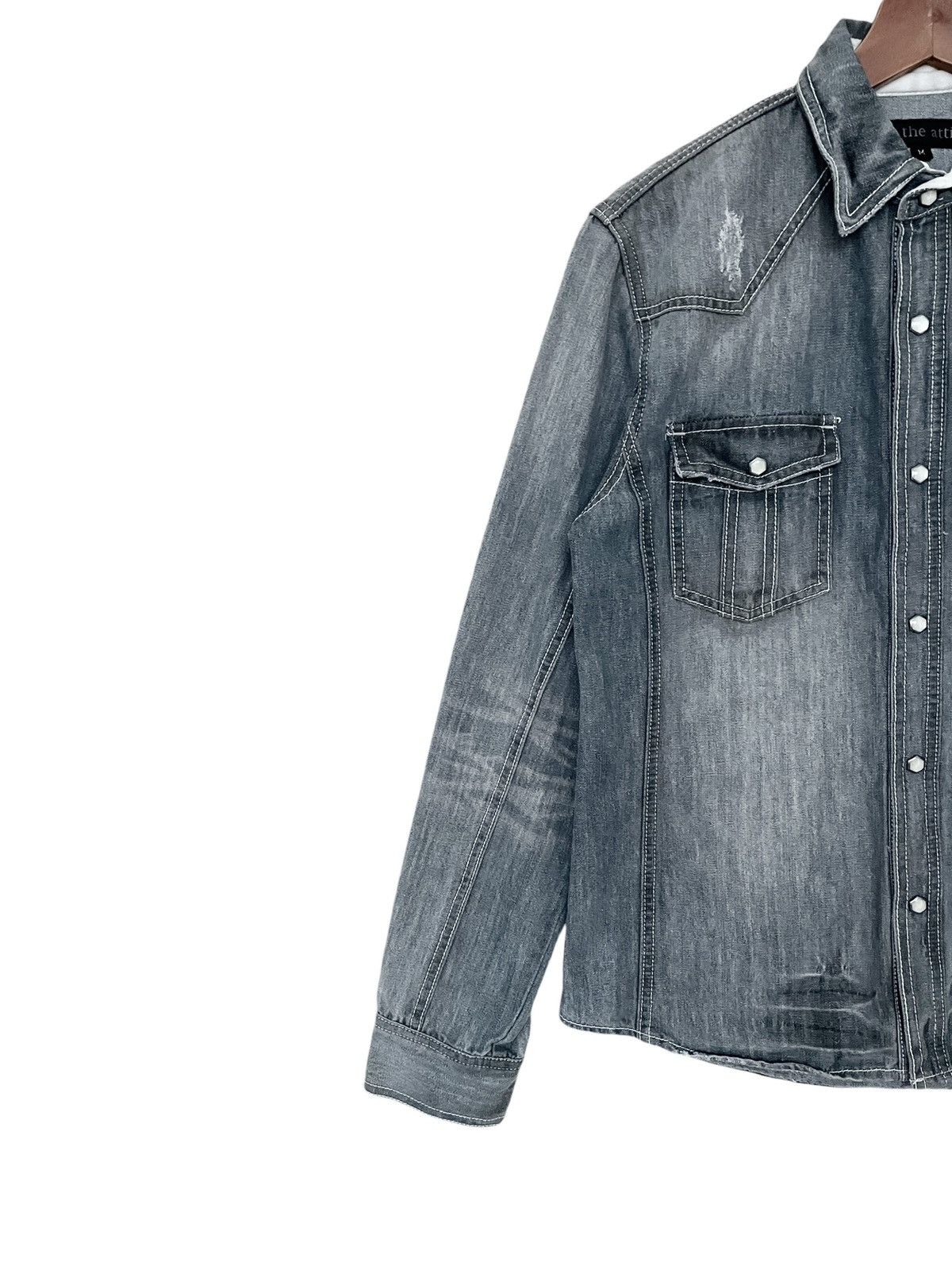 If Six Was Nine × In The Attic Vintage Brand In The Attic Western Denim Shirt 2000s Size US M / EU 48-50 / 2 - 5 Thumbnail