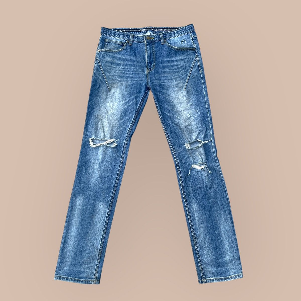 Number (N)ine SS03 Number Nine Grunge Collection Jeans Size US 32 / EU 48 - 2 Thumbnail