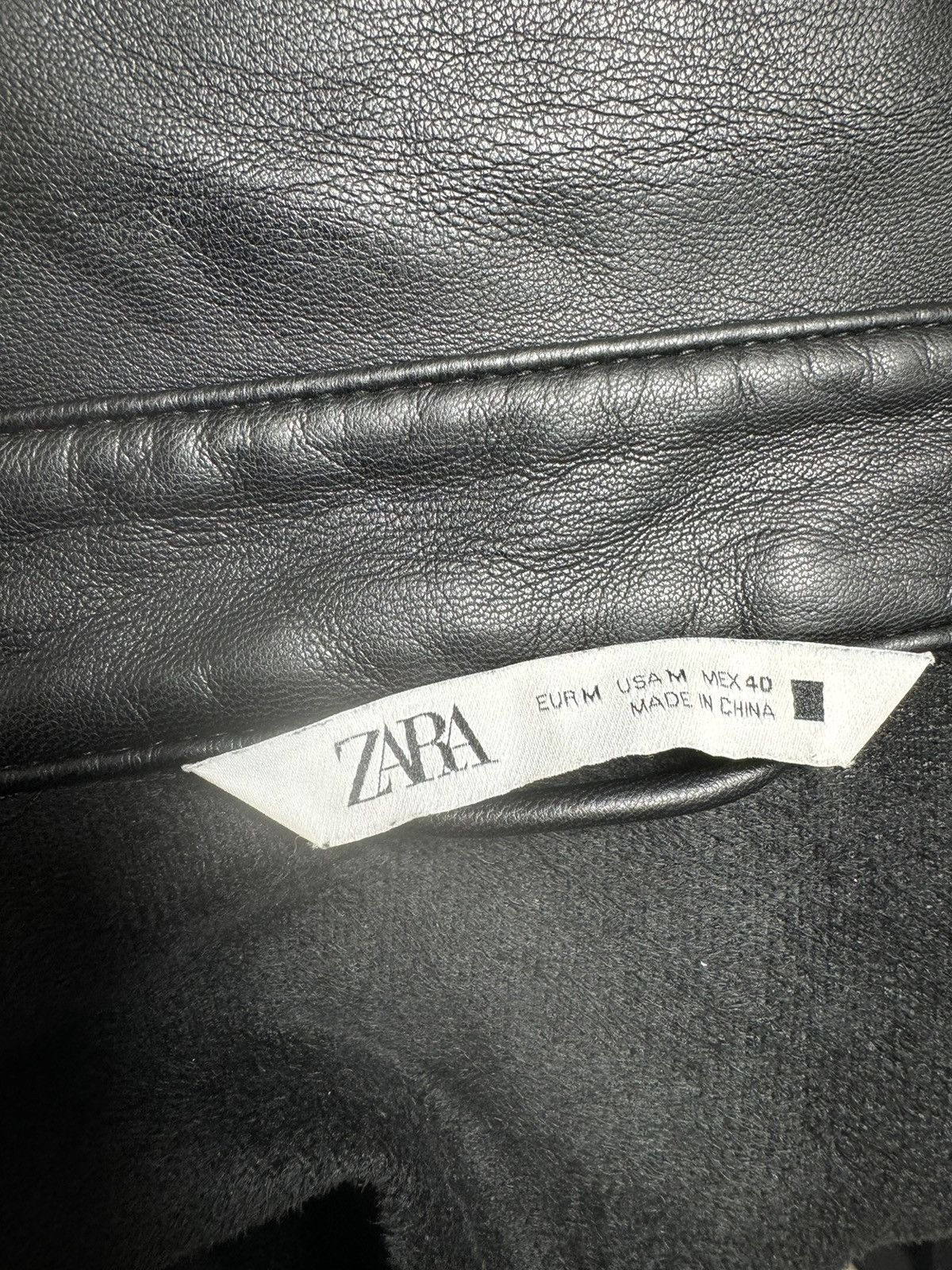 Zara Zara - Leather Jacket Size US M / EU 48-50 / 2 - 3 Thumbnail