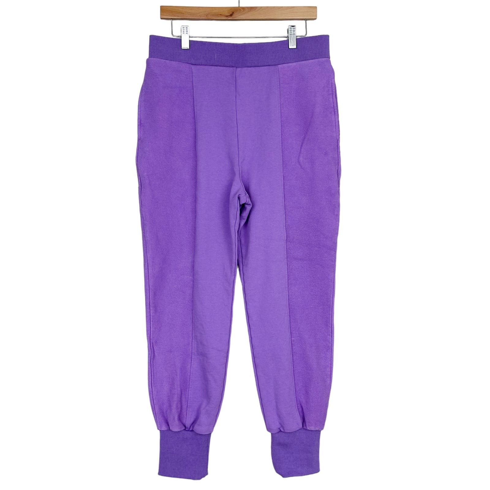 image of Herve Leger Purple Joggers Size L, Women's