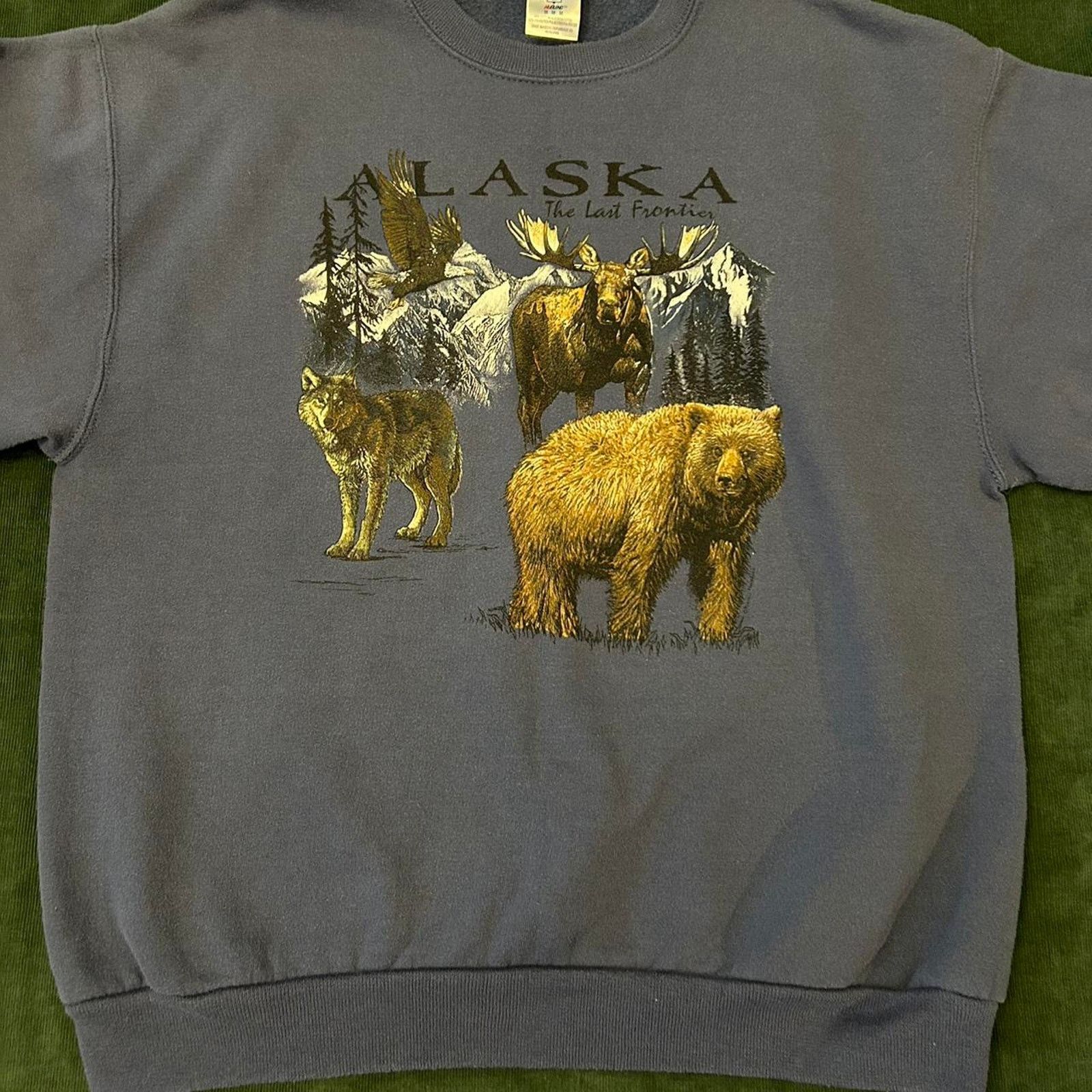 Jerzees Rare vintage alaska sweatshirt Size US M / EU 48-50 / 2 - 2 Thumbnail