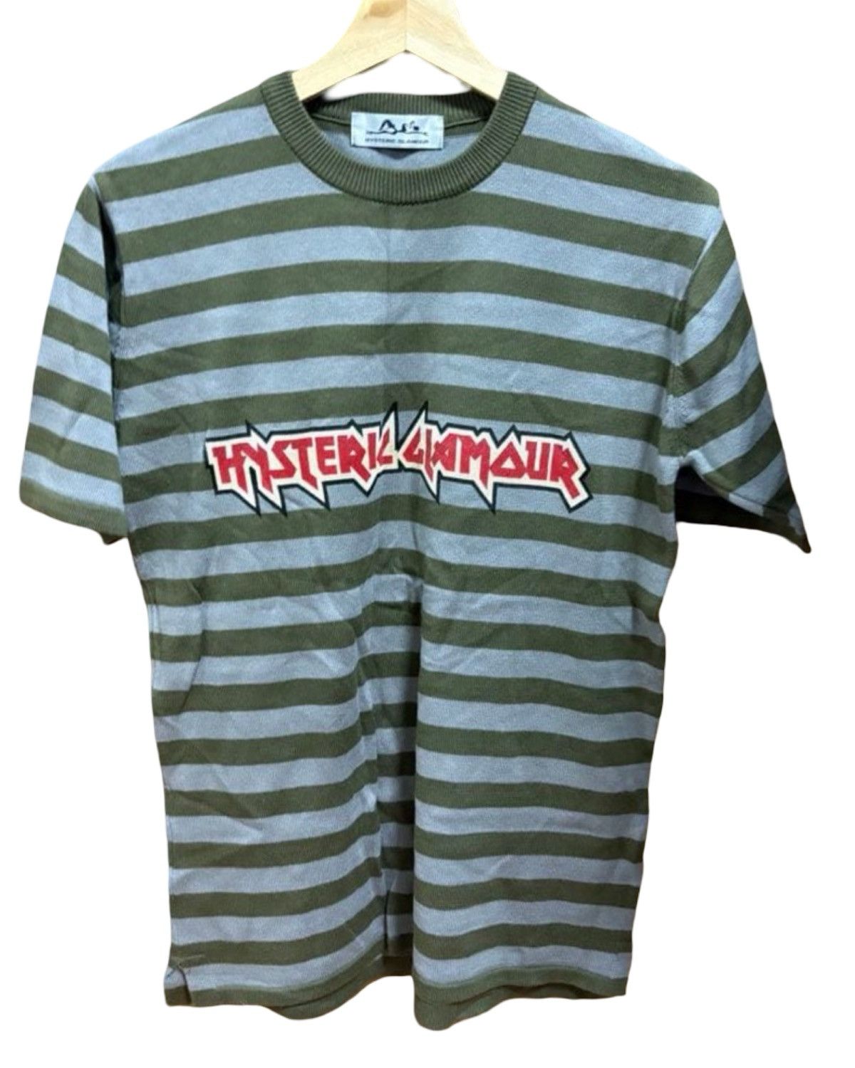 Hysteric Glamour Striped Border Logo T-Shirt Size US S / EU 44-46 / 1 - 1 Thumbnail