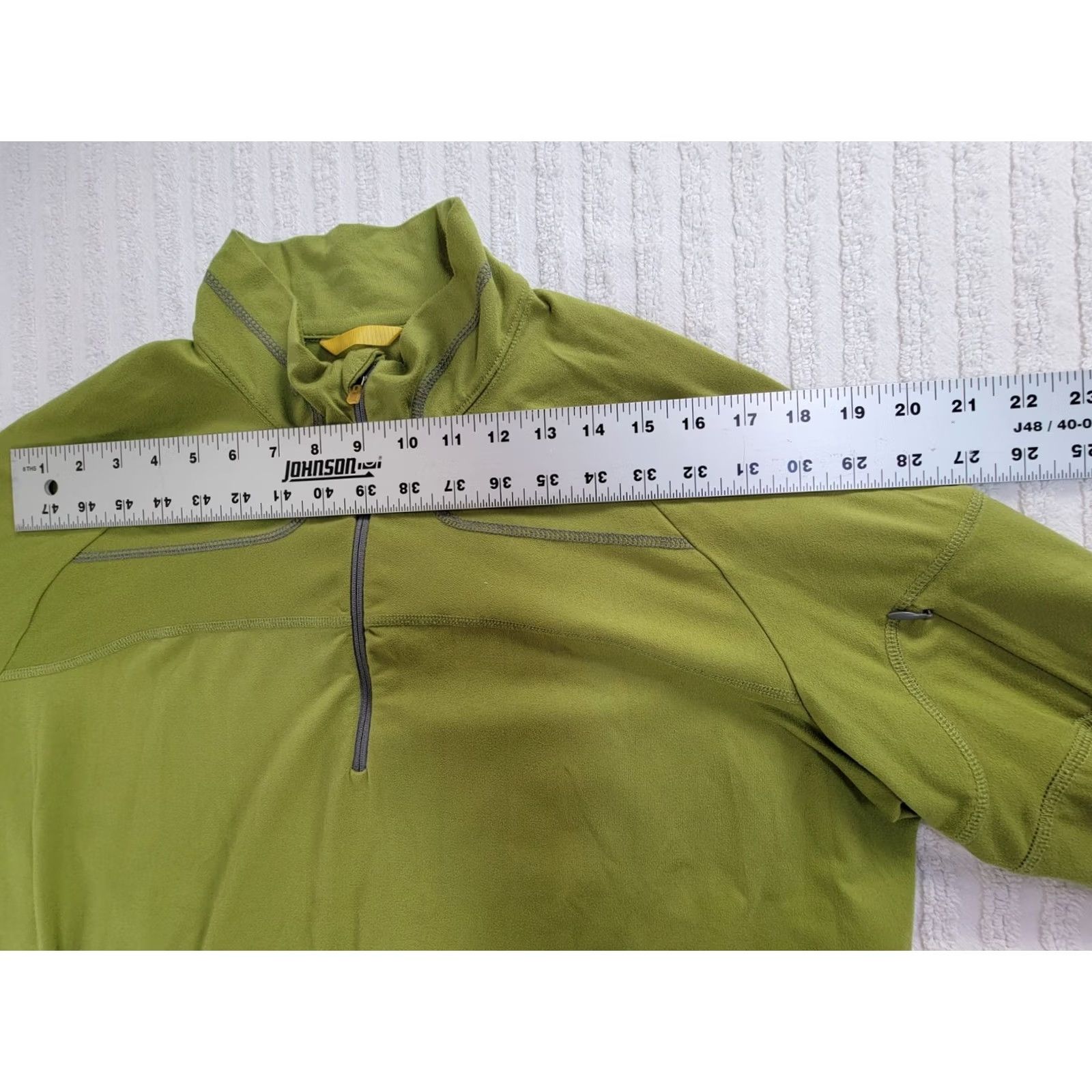 Mountain Hardwear Mountain Hardwear Mens 1/4 Zip Pullover Jacket Large Green Long Sleeve Outdoor Size US L / EU 52-54 / 3 - 4 Thumbnail