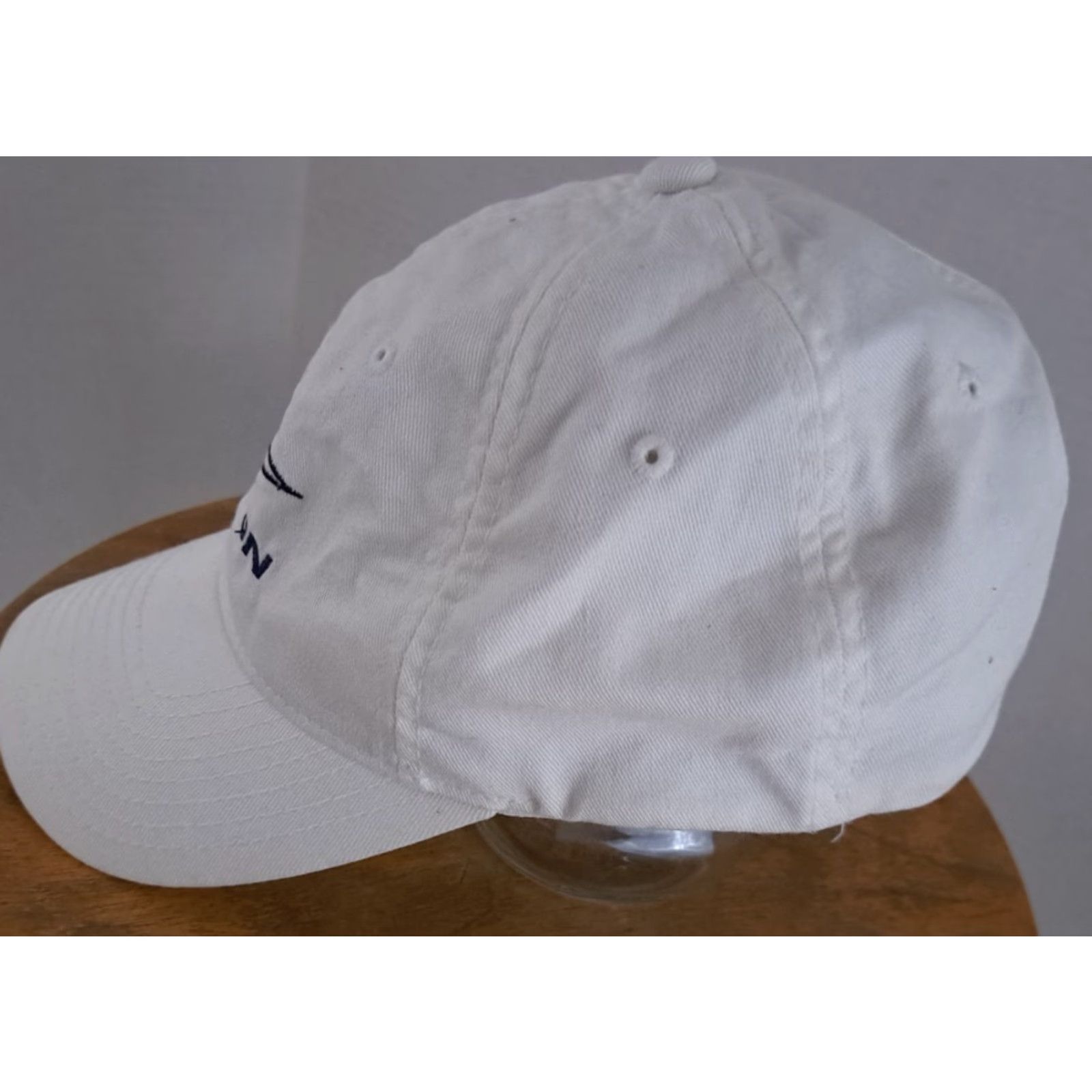 Vintage VINTAGE Easton Sports Fitted Flex Fit Sm/Med White Baseball Cap Unisex Adults Adjustable Cotton White Good clean condition Size ONE SIZE - 3 Thumbnail